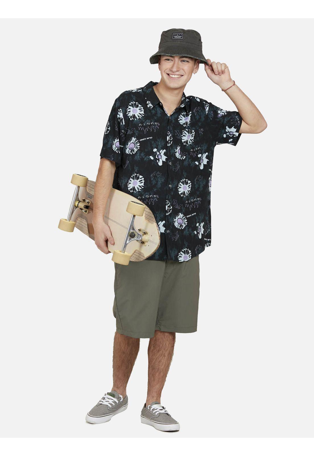 Bermuda 7B519 Hombre Verde Rusty-3