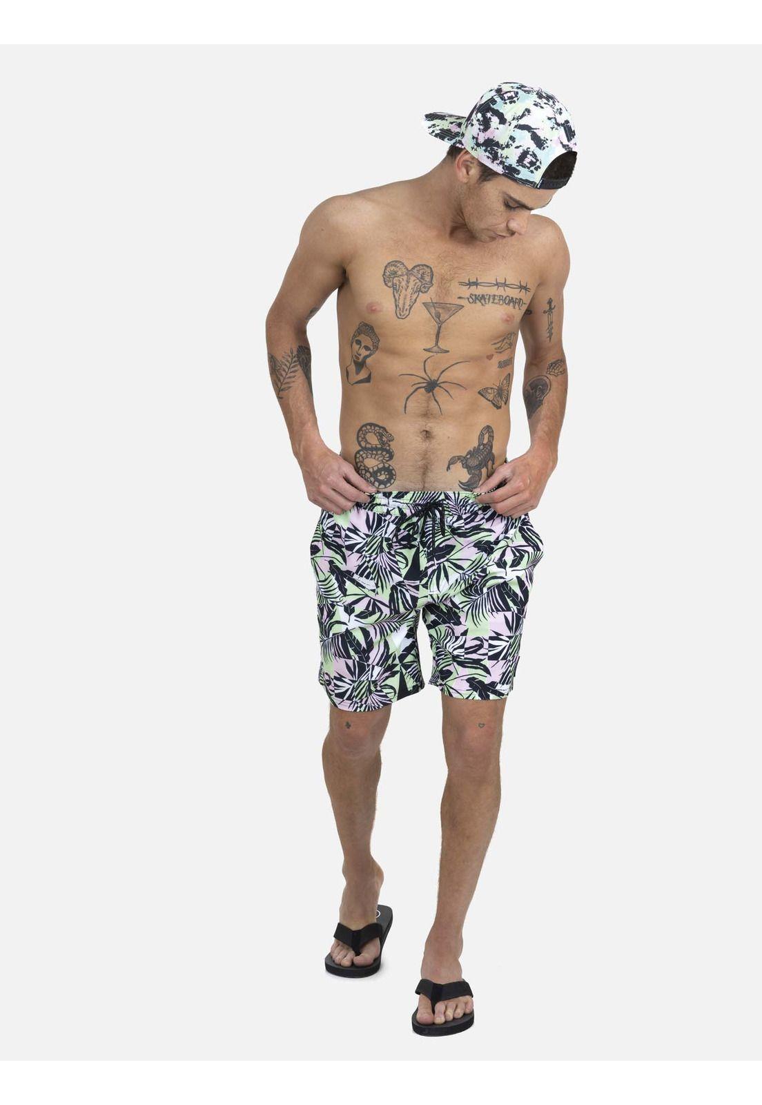 T. Baño Corto Hombre 7T275-MV22 Negro Volcom-3