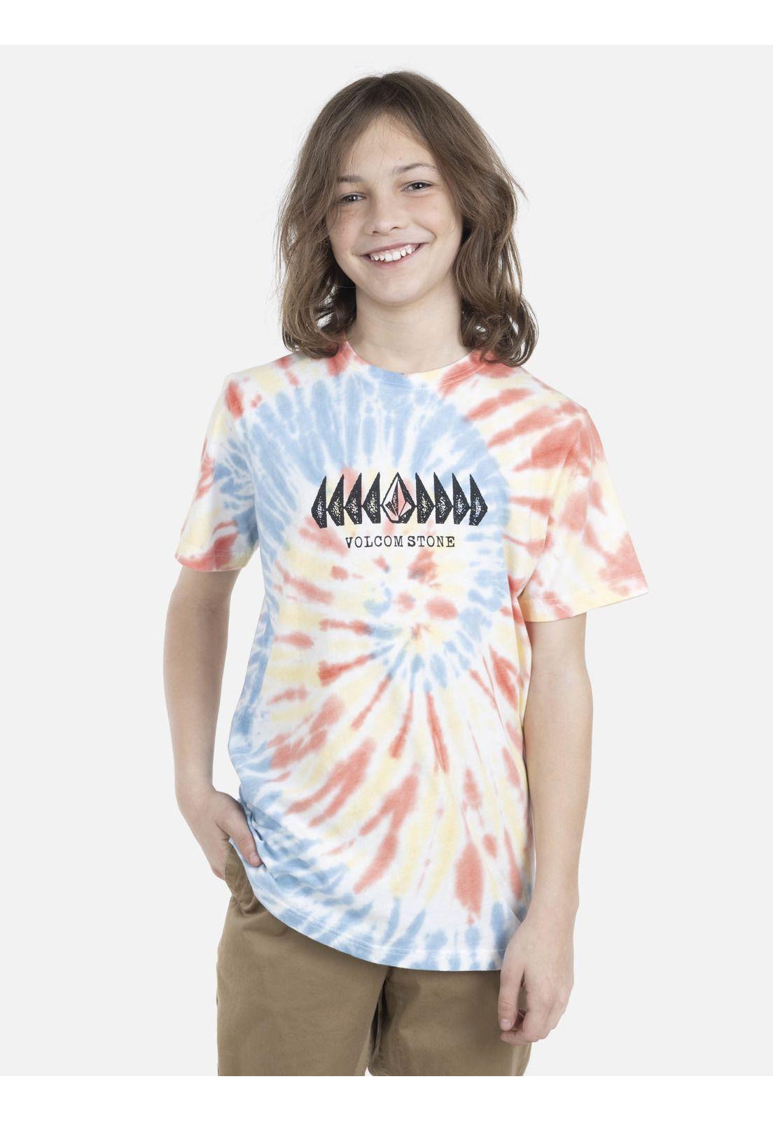 Polera M/C Juvenil 7P177-MV22 Celeste Volcom-0