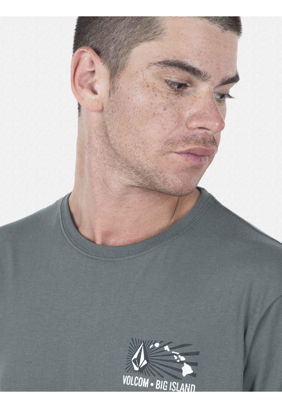 Polera Hombre WAIKIKI S/S TEE Verde Volcom-2