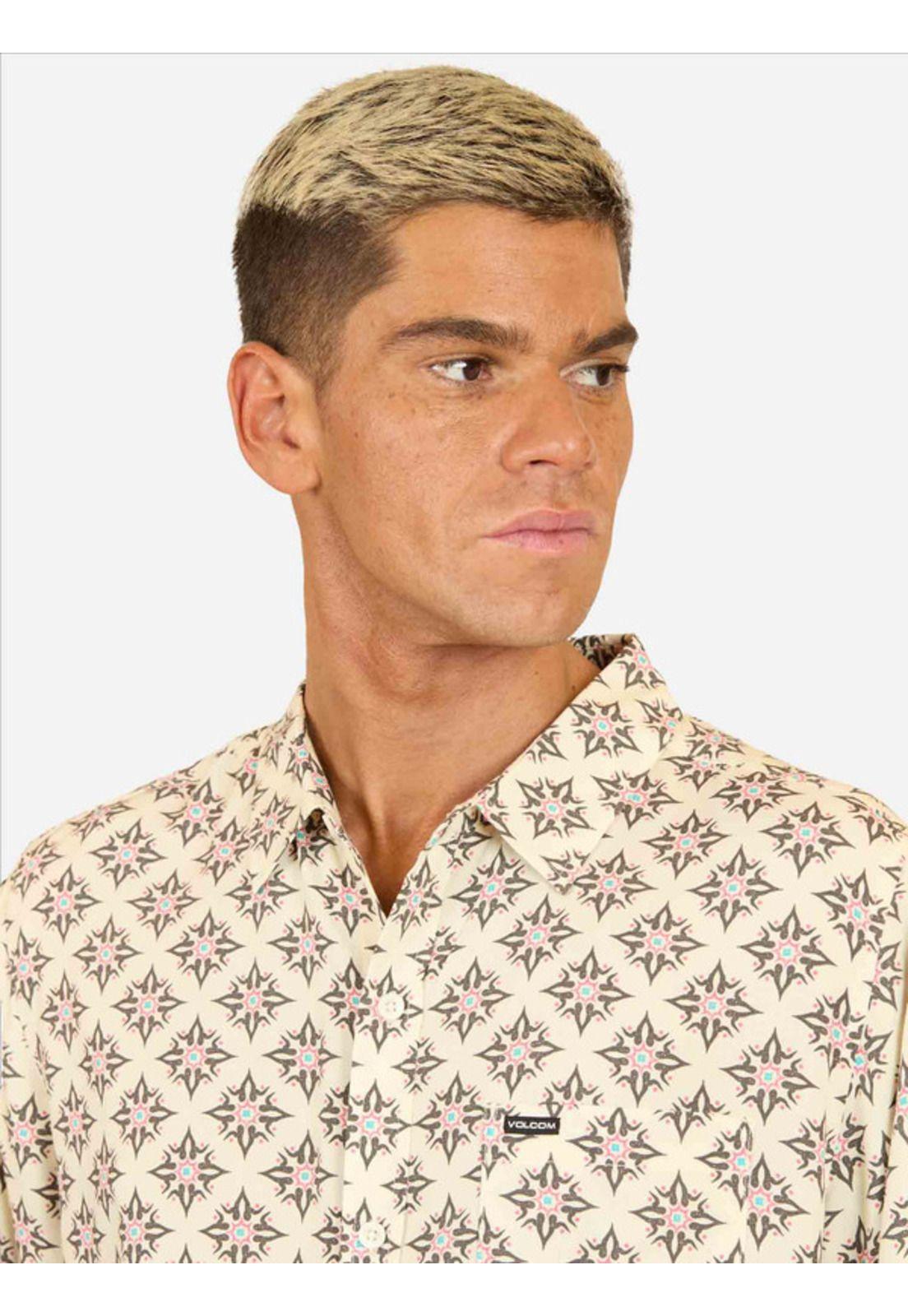 Camisa M/C Multicolor Hombre Volcom-2