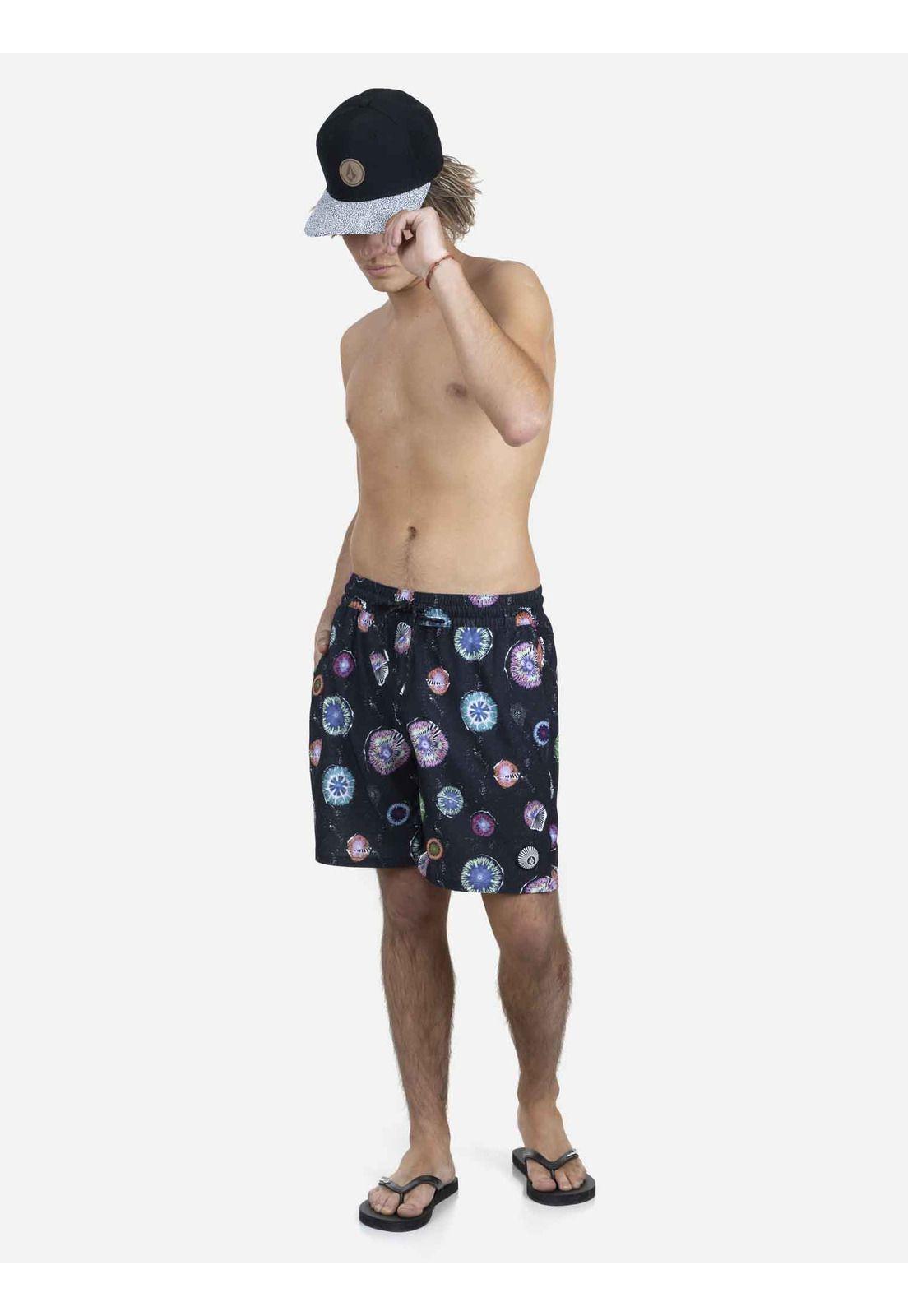 T. Baño Corto Hombre 7T280-MV22 Negro Volcom-3