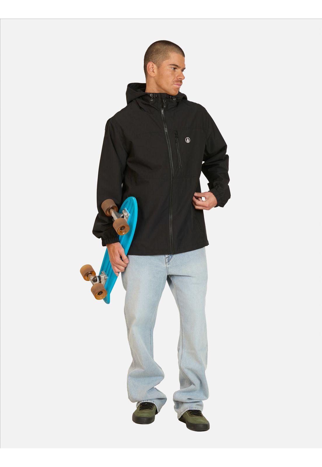 Cortaviento Core Negro Hombre Volcom-4