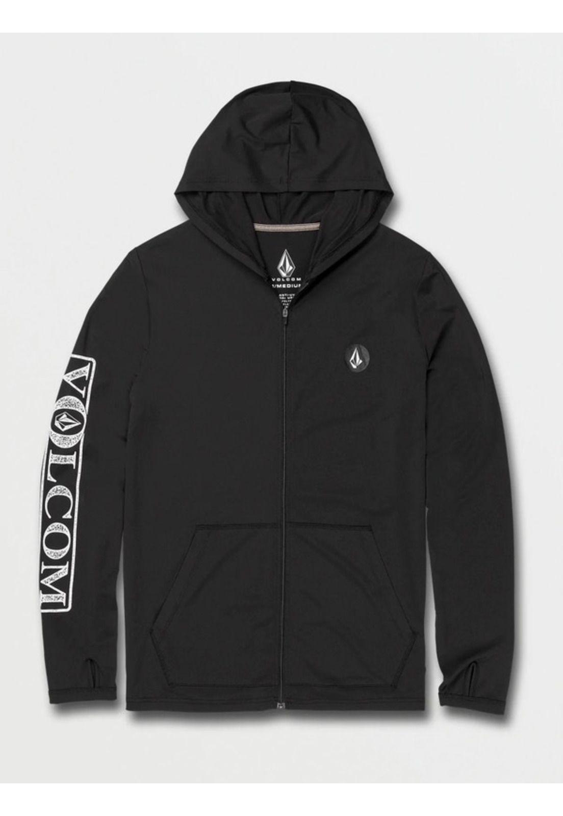 Polera RALLY HOODED LS Hombre Negro Volcom-0