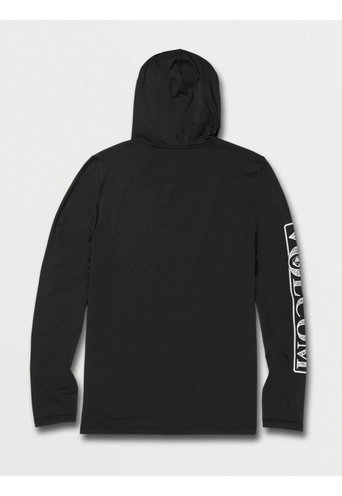 Polera RALLY HOODED LS Hombre Negro Volcom-1