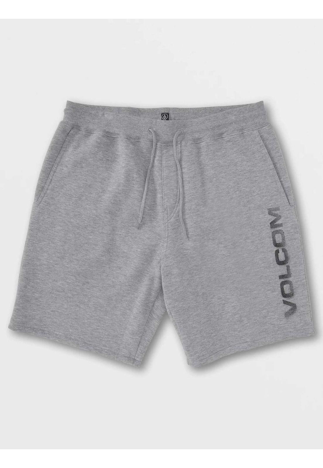 Bermuda BOOKER FLEECE SHORT 19.5 Hombre Gris Volcom-1