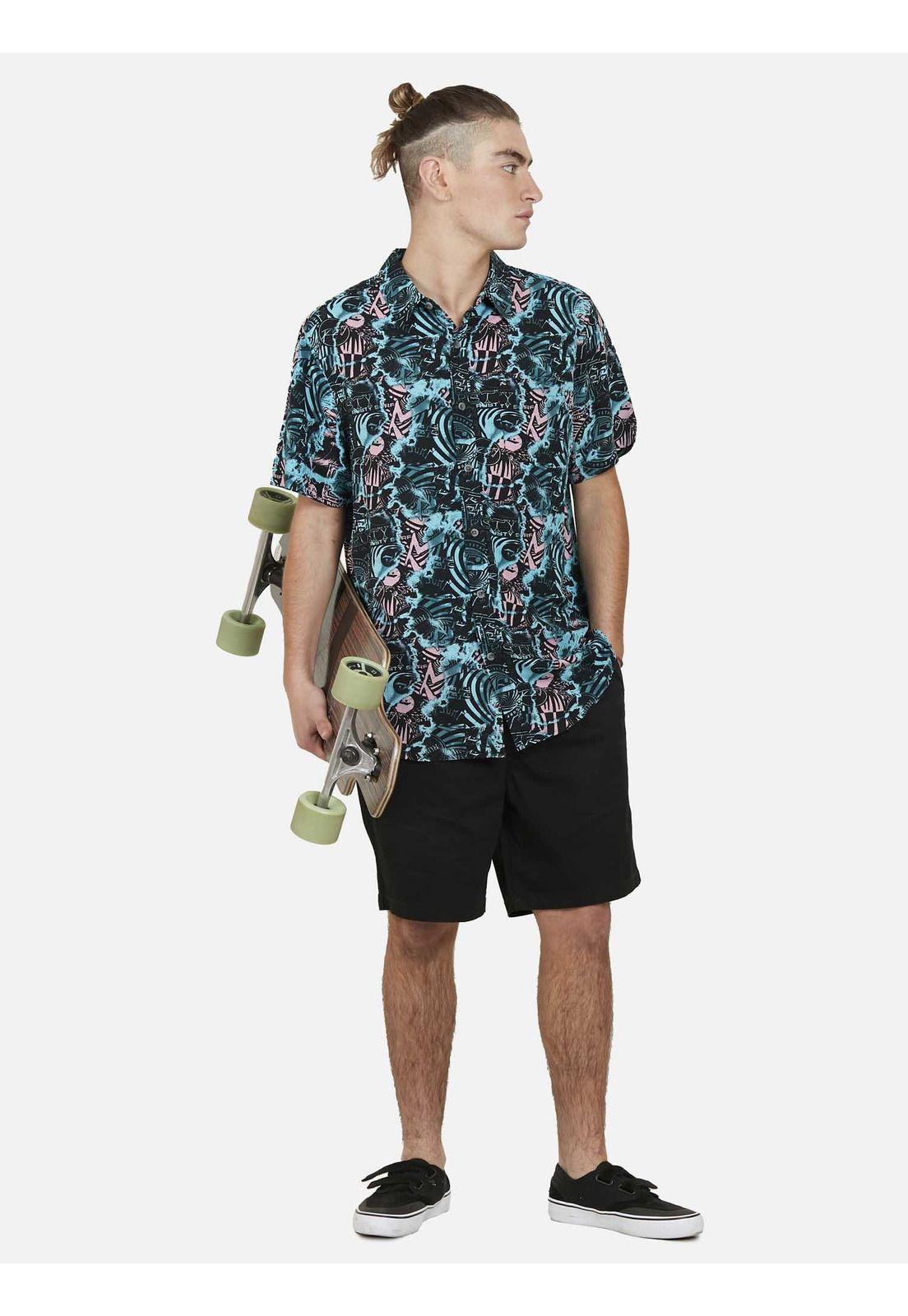 Camisa PHANTOM SHORT SLEEVE SHIRT Hombre Multicolor Rusty-1