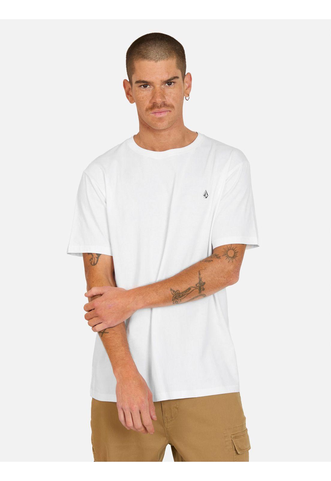 Polera MC Workwear Blanco Hombre Volcom-0