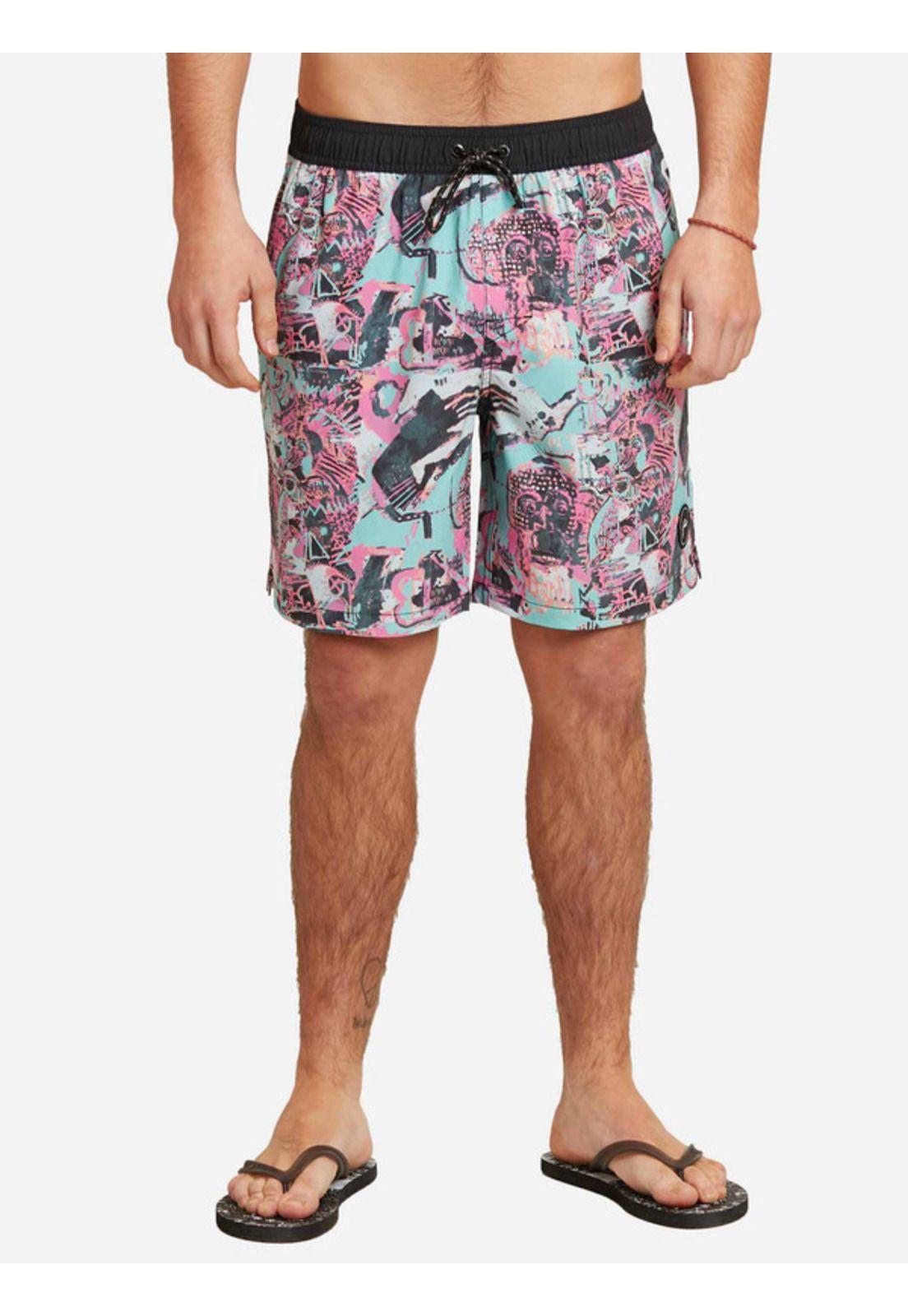 Traje De Baño Calu Short Multicolor Hombre rusty-0