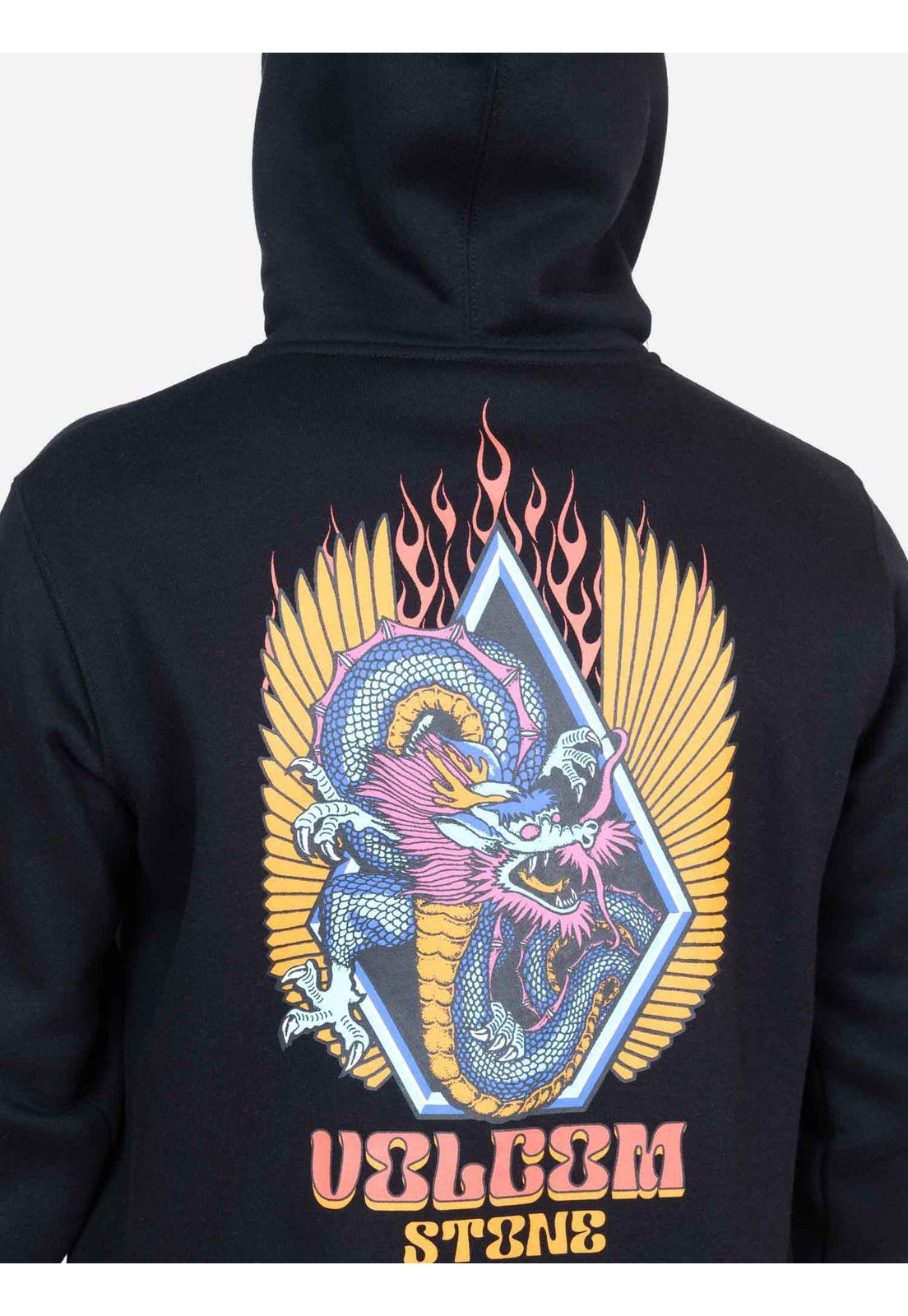 Poleron Aero Negro Hombre Volcom-2