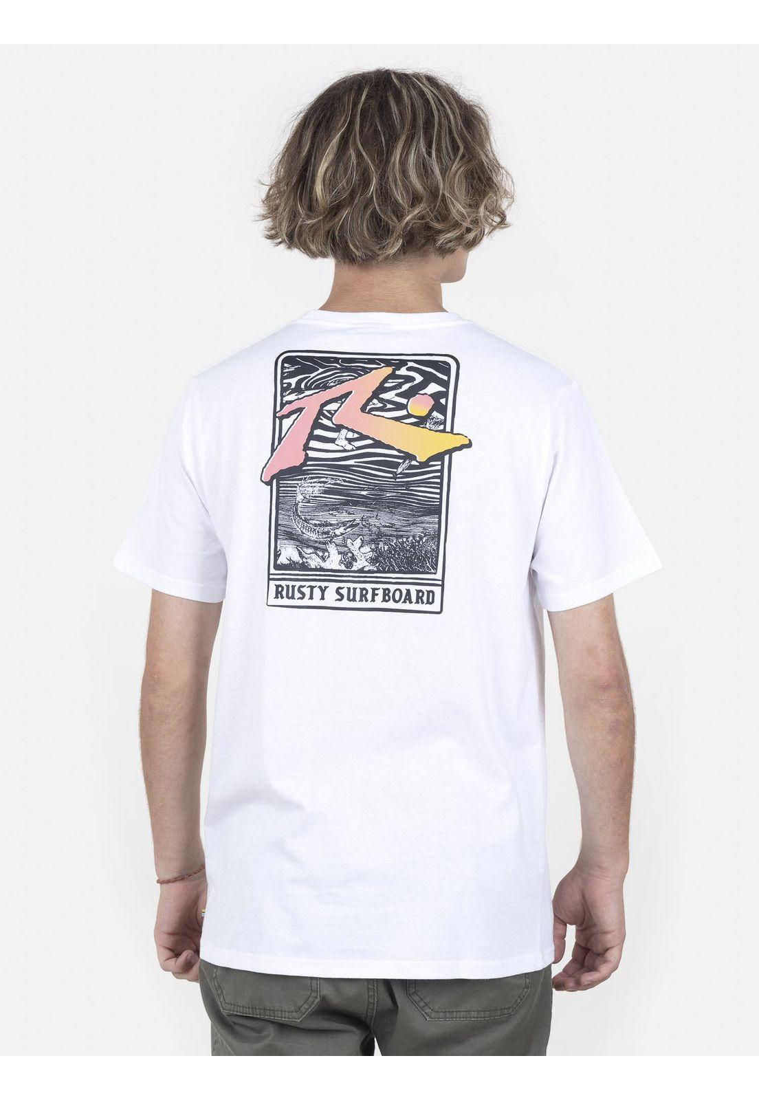 Polera Hombre DEEP REST Blanco Rusty-1