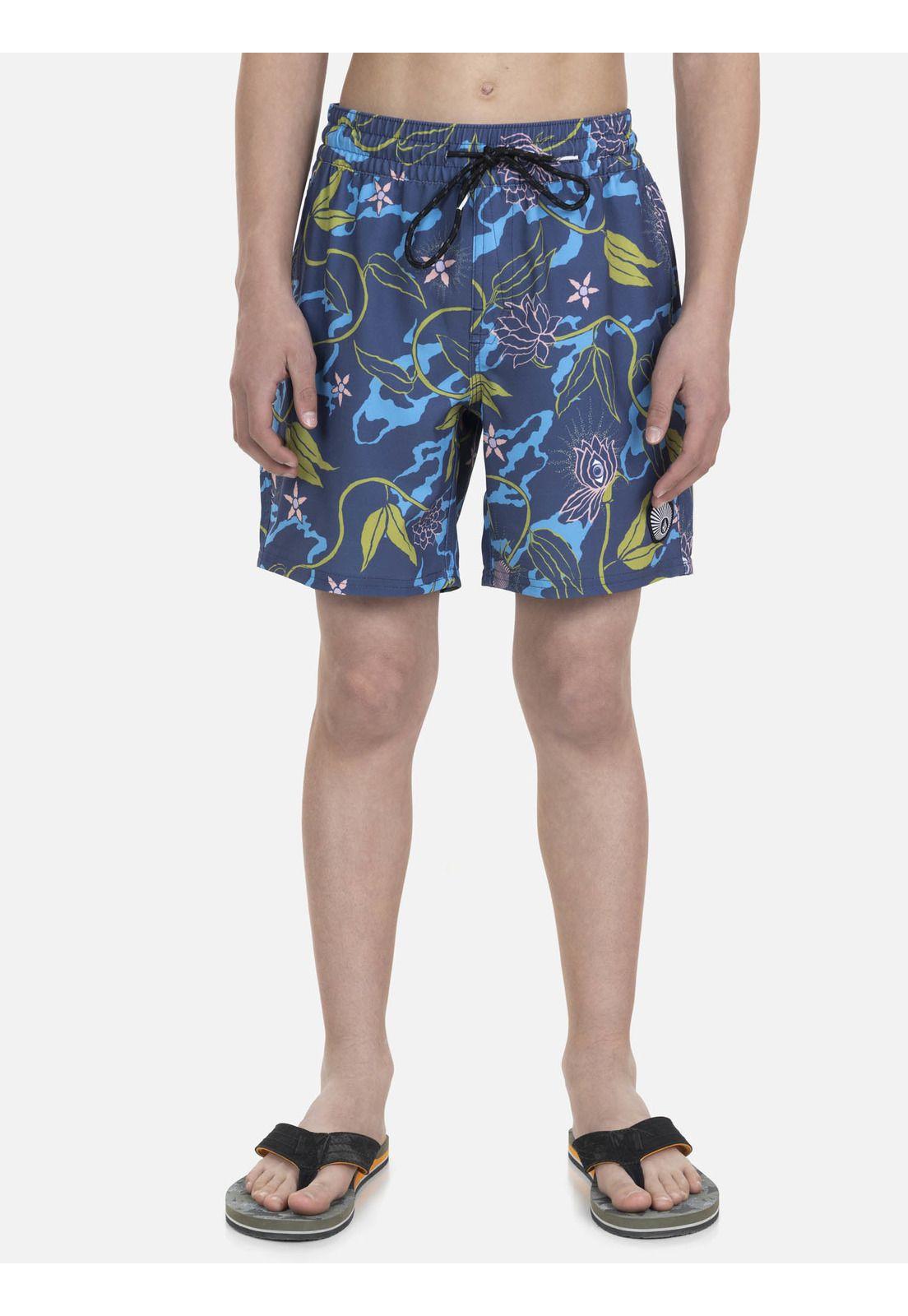 Traaje de Baño Juvenil 7T318-MV22 Azul Volcom-0