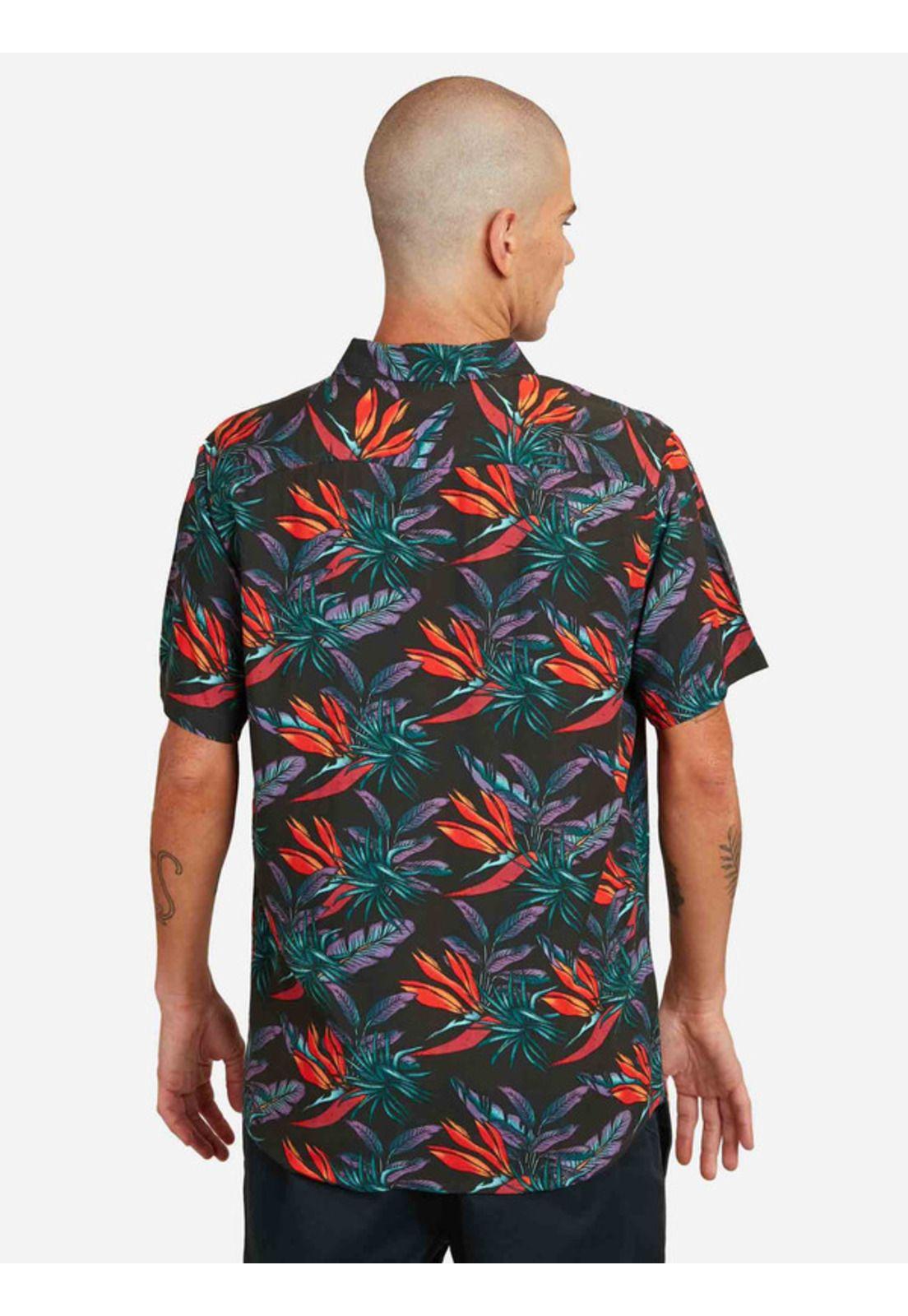 Camisa Birds Of Prey Drk Short Sleeve Shirt Multicolor Hombre Volcom-1