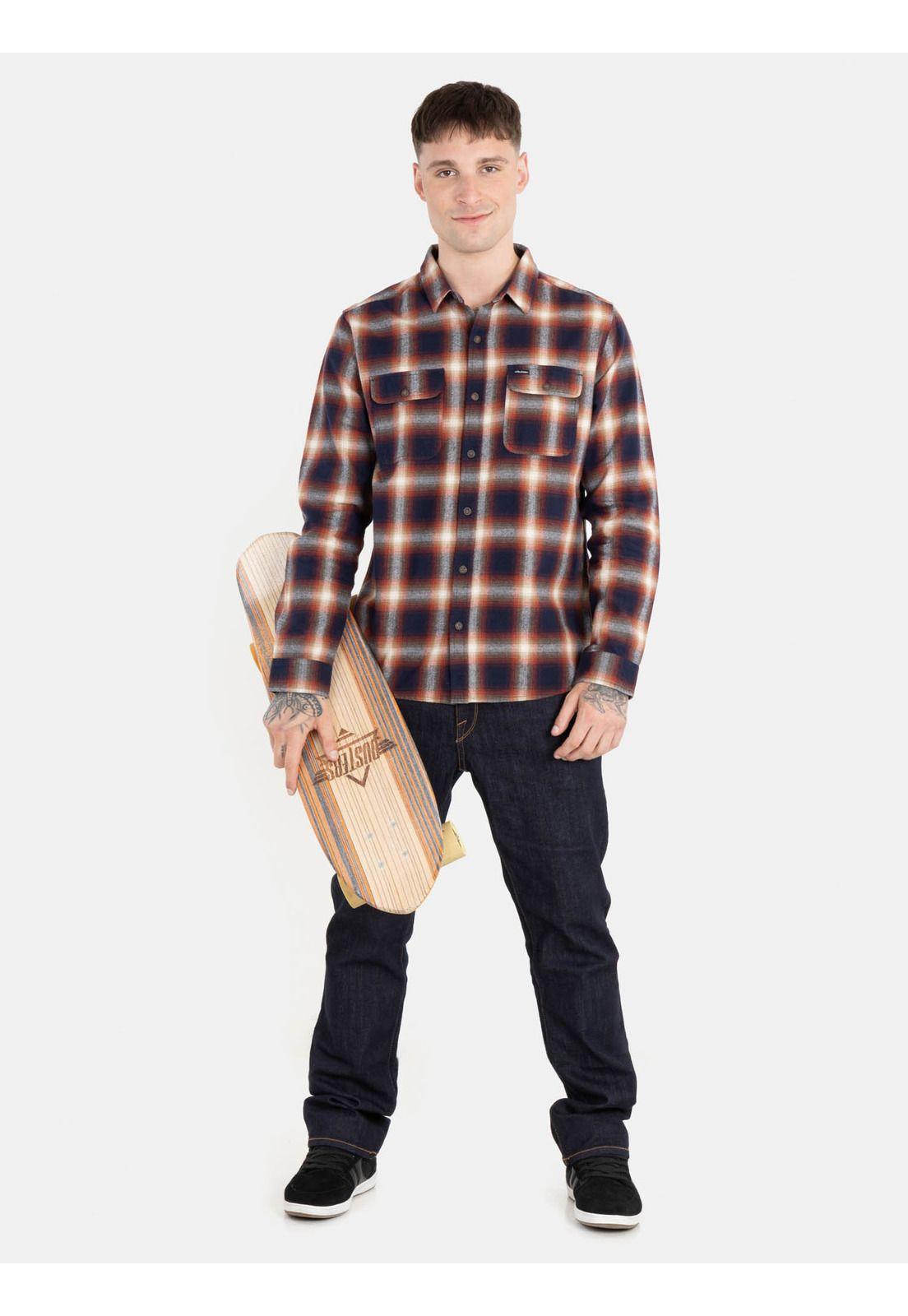 Camisa Probirt Multicolor Hombre Volcom-3