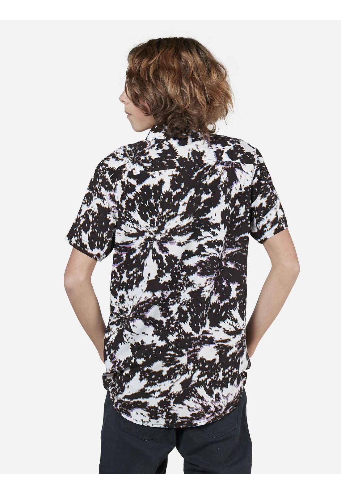Camisa M/C Juvenil 7C342-MV22 Negro Volcom-1