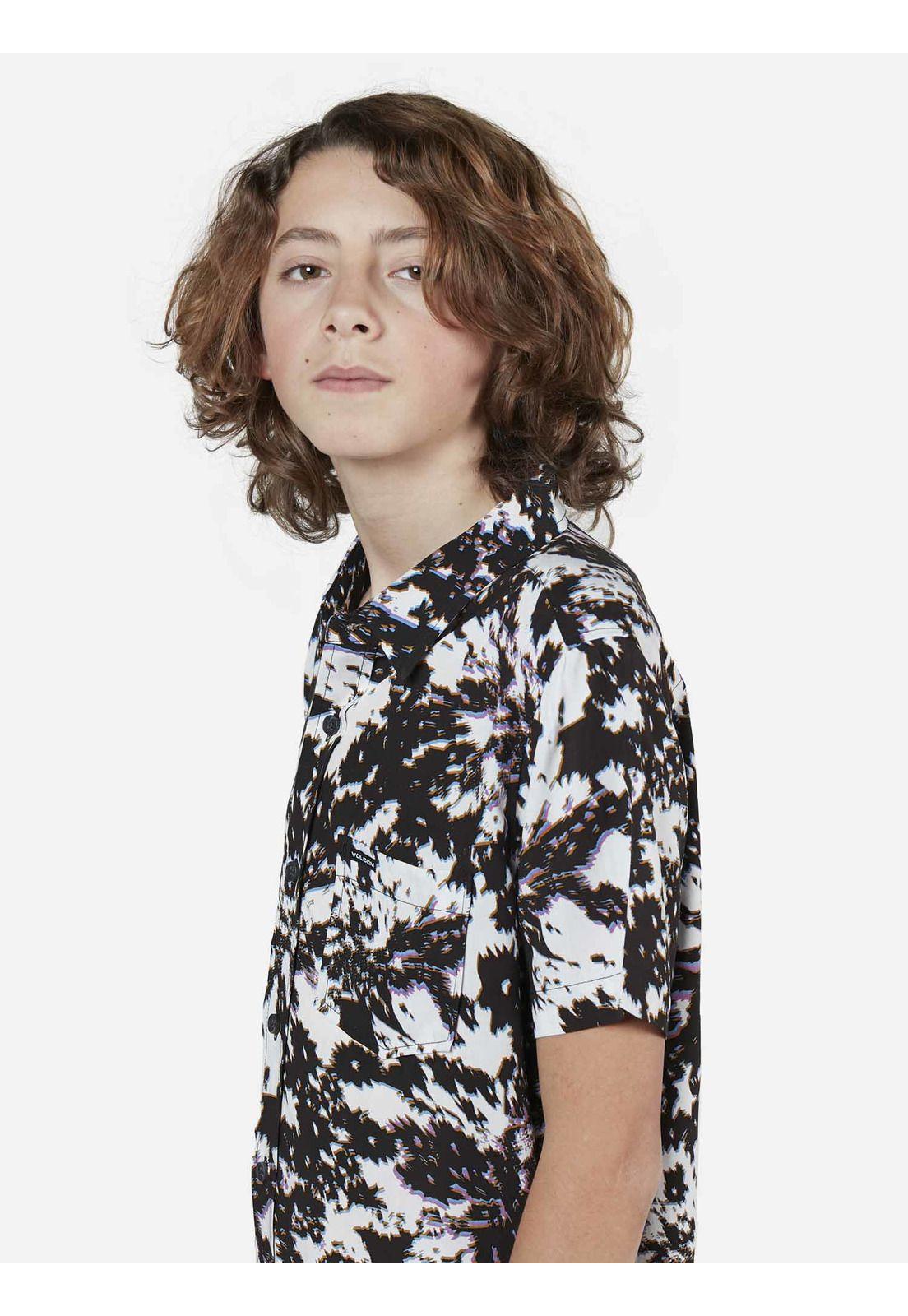 Camisa M/C Juvenil 7C342-MV22 Negro Volcom-2