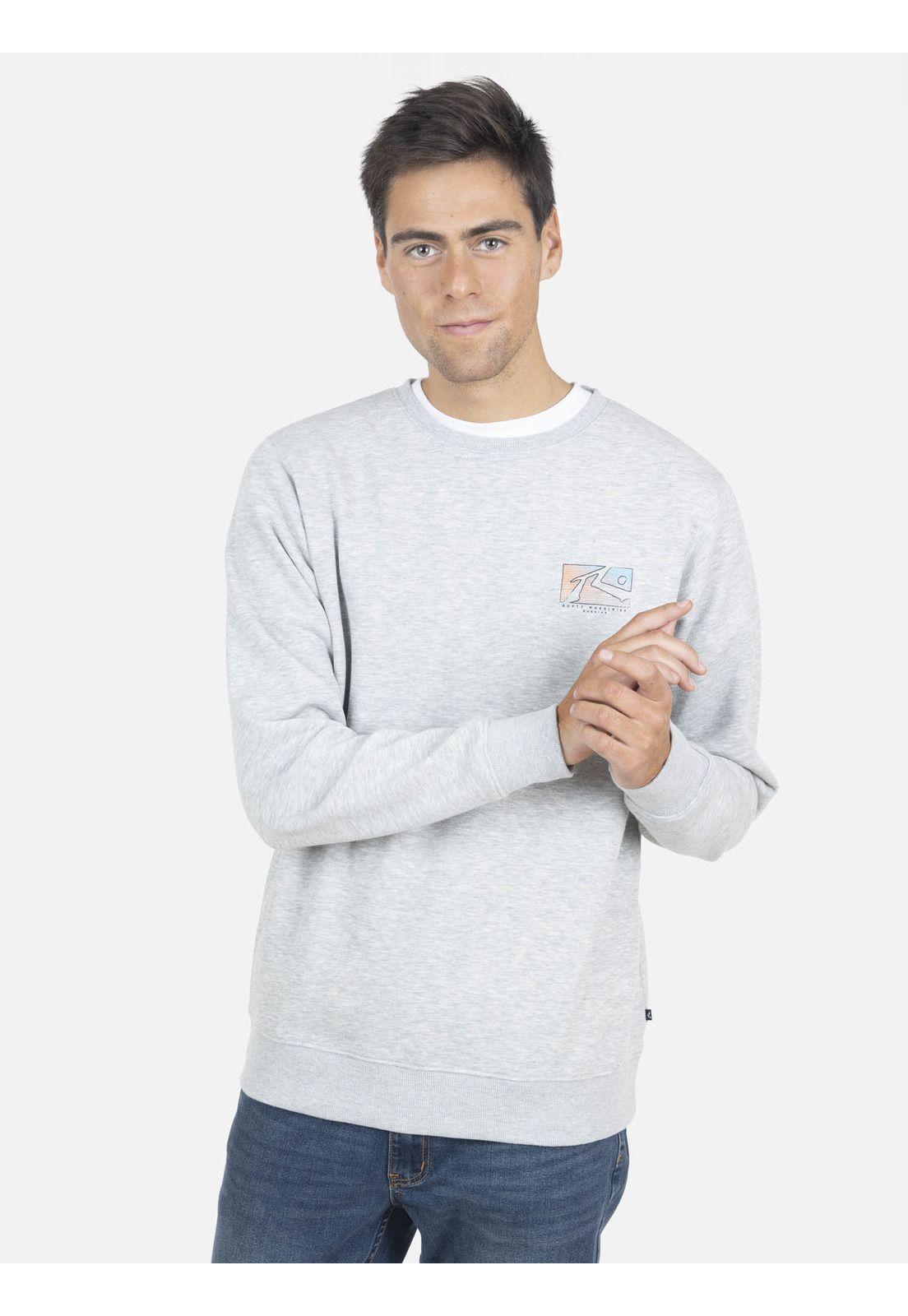 Poleron Hombre 7O264-MV22 Gris Rusty-0