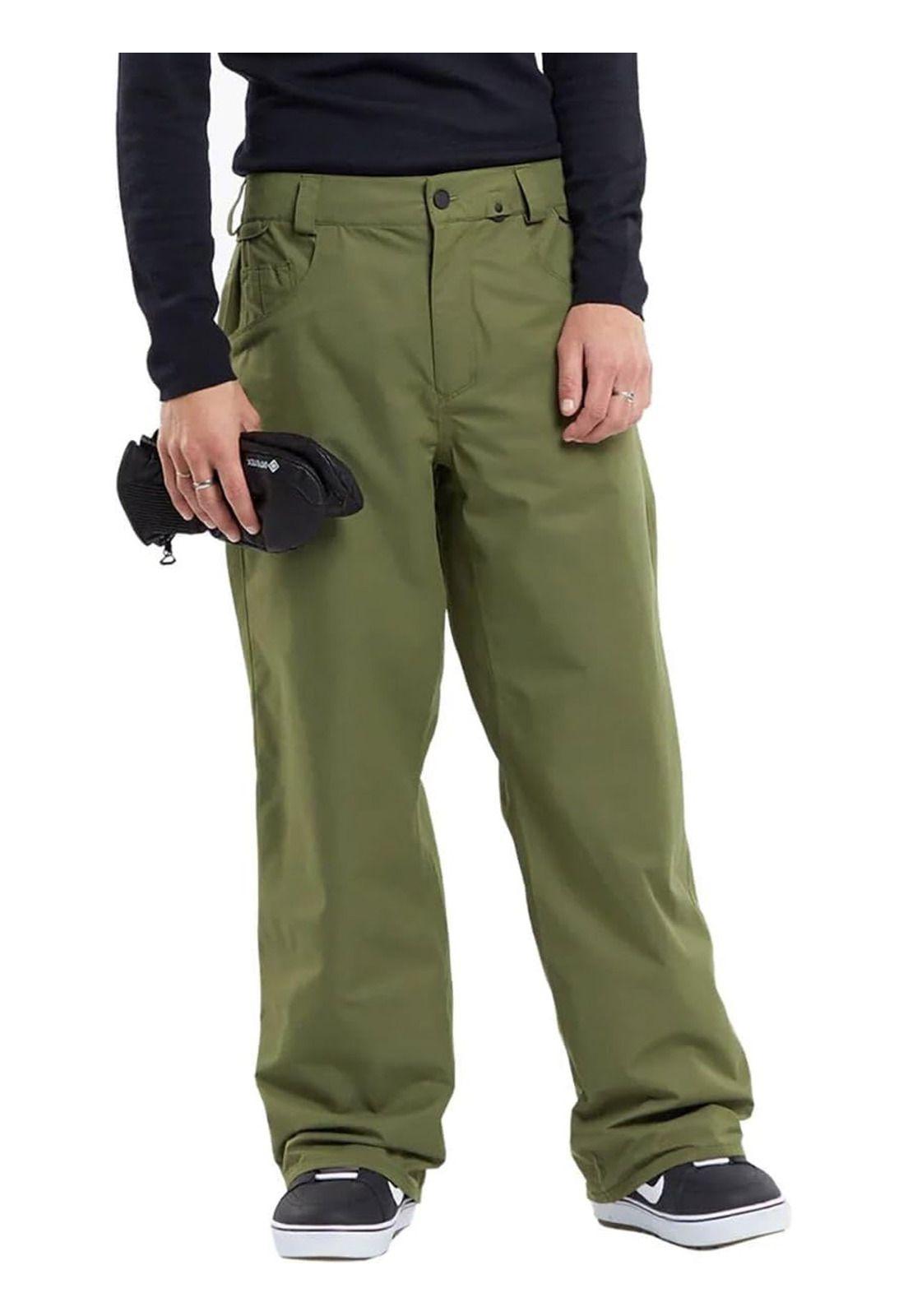 Pantalon Snow Pocket Verde Hombre Volcom-0