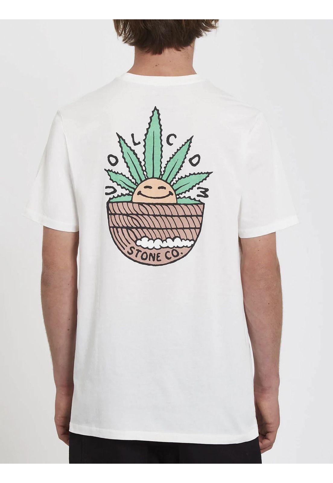 Polera KIND SHINE FTY SS TEE Hombre Blanco Volcom-1