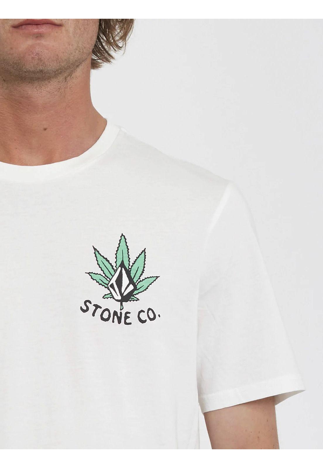 Polera KIND SHINE FTY SS TEE Hombre Blanco Volcom-2