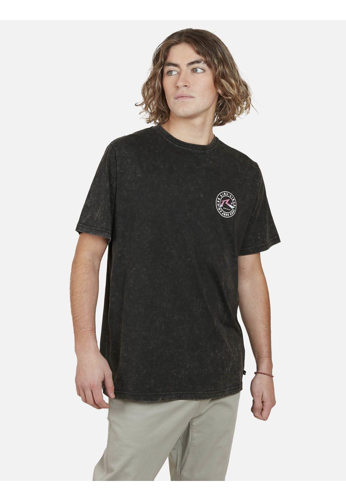 Polera Our Kind SS tee Hombre Negro Rusty-0