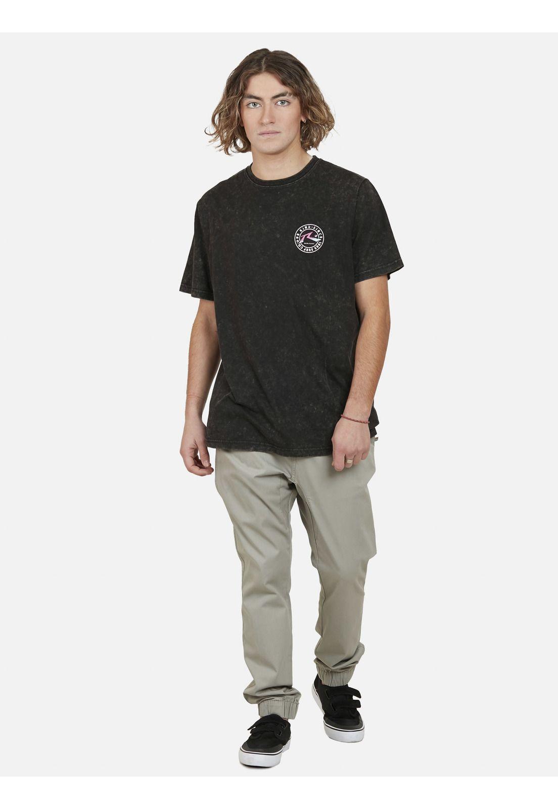 Polera Our Kind SS tee Hombre Negro Rusty-2