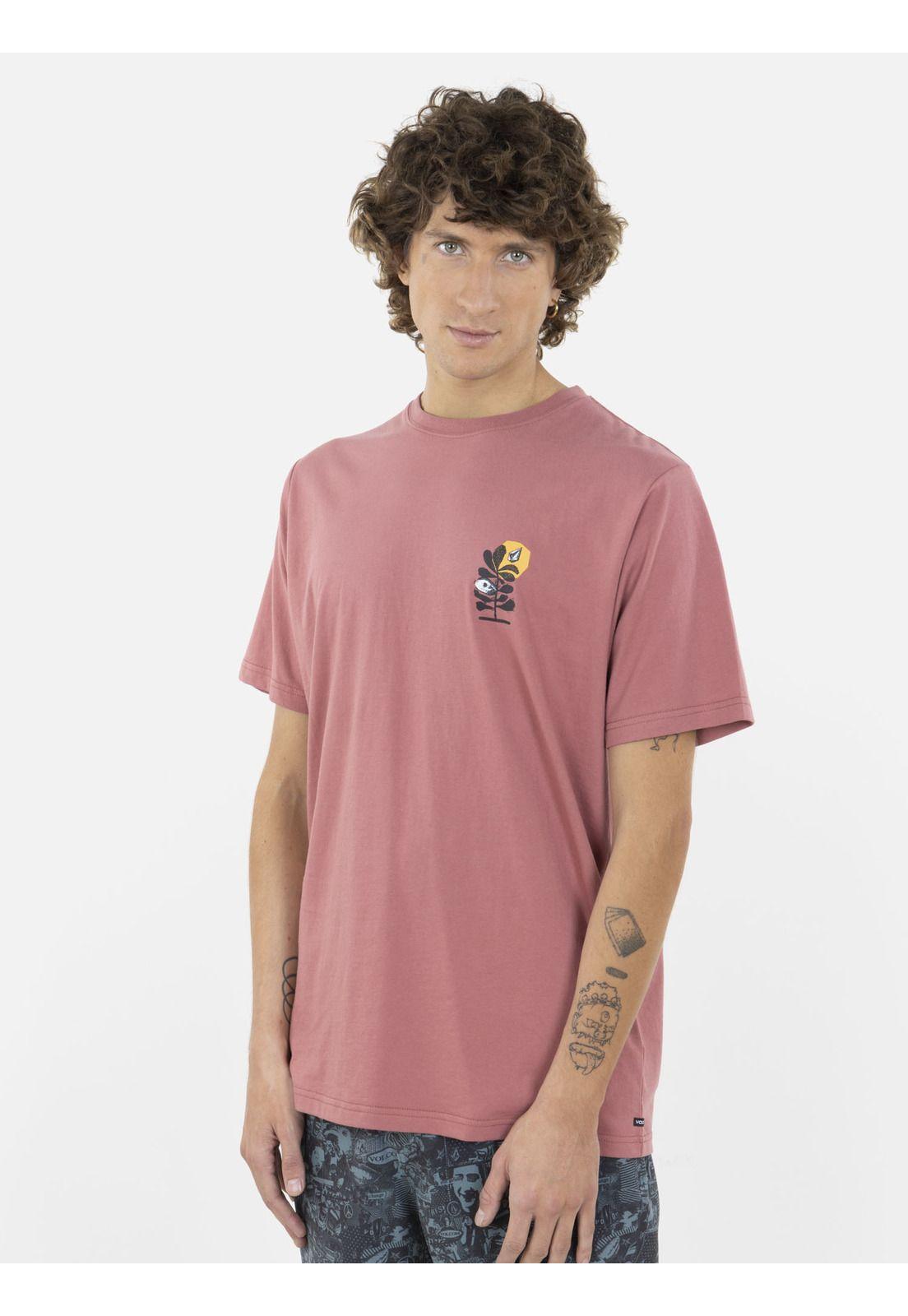 Polera COMVOL HTH SS TEE Hombre Rojo Volcom-0
