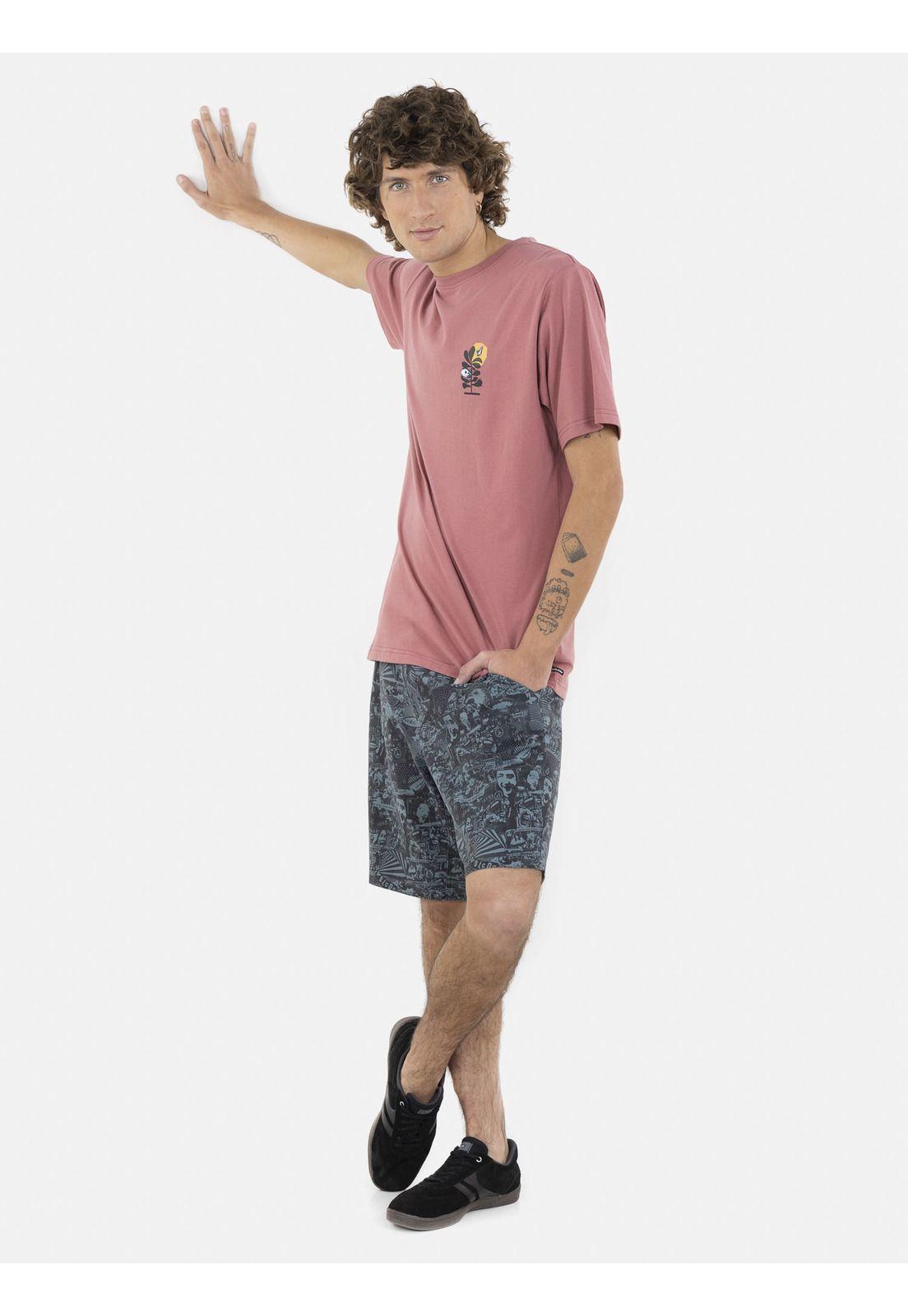 Polera COMVOL HTH SS TEE Hombre Rojo Volcom-3