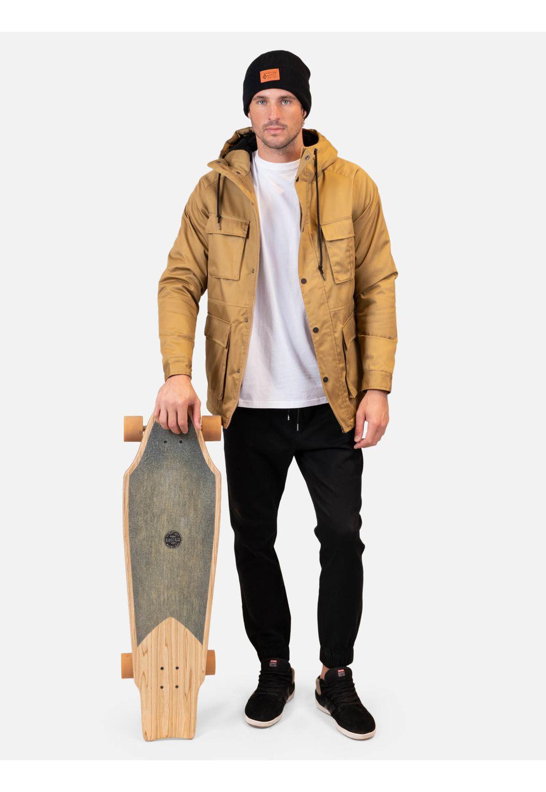 Chaqueta Raglan Beige Hombre Volcom-4