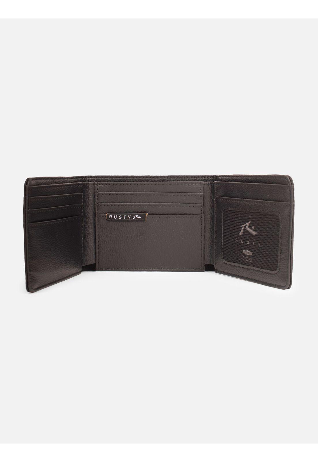 Billetera Our kind records Negro Hombre Rusty-2
