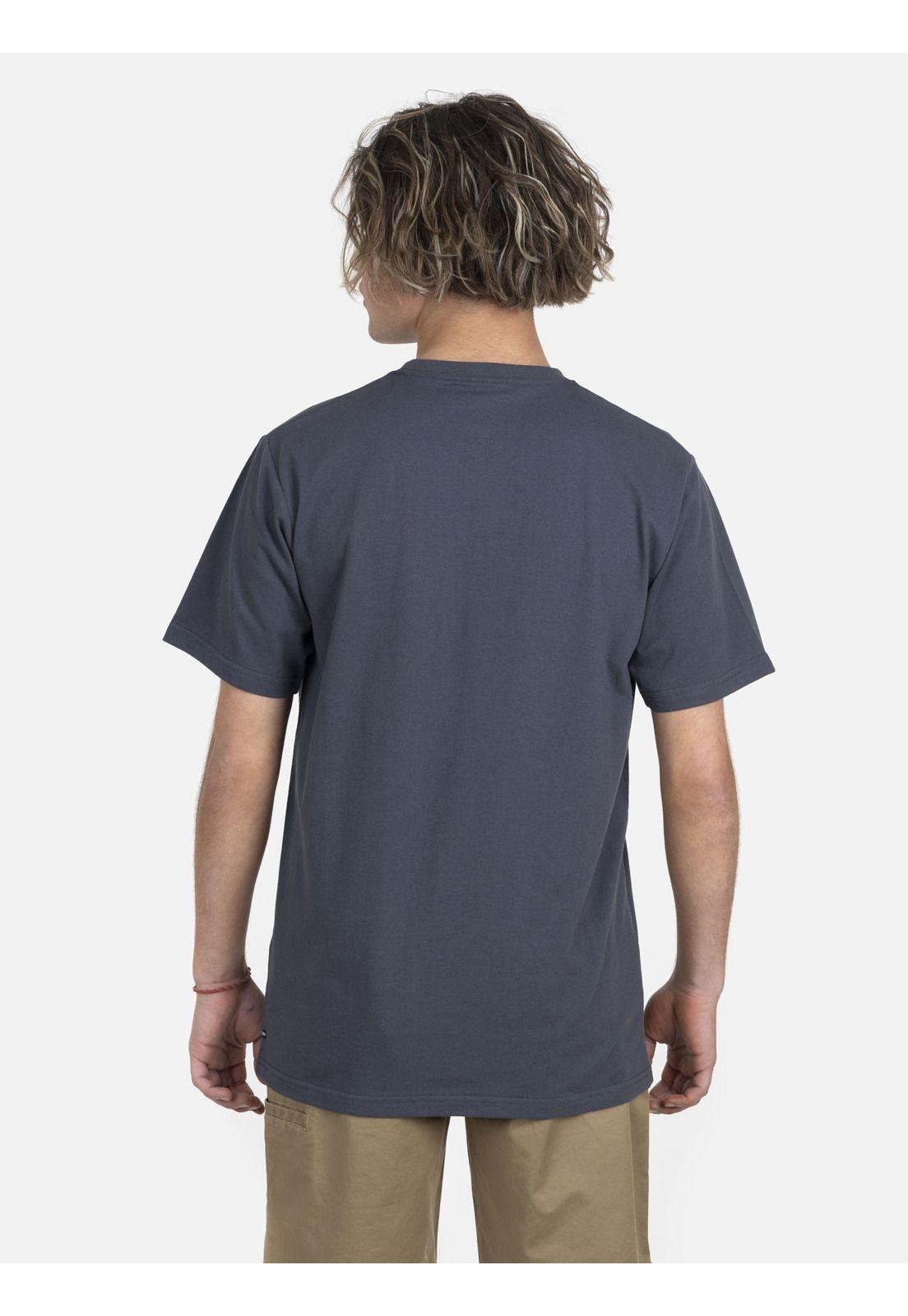 Polera M/C Básica Hombre 7P130-MV22 Gris Oscuro Volcom-1
