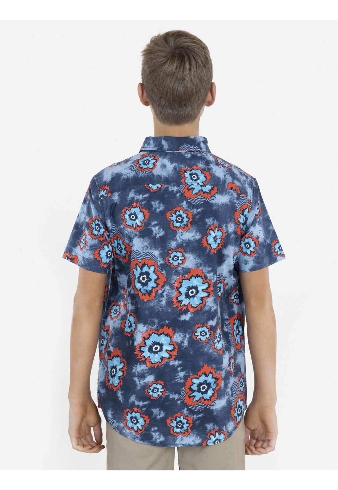 Camisa CHANDELIER FLORAL SHORT SLEEVE SHIRT Juvenil Multicolor Volcom-2