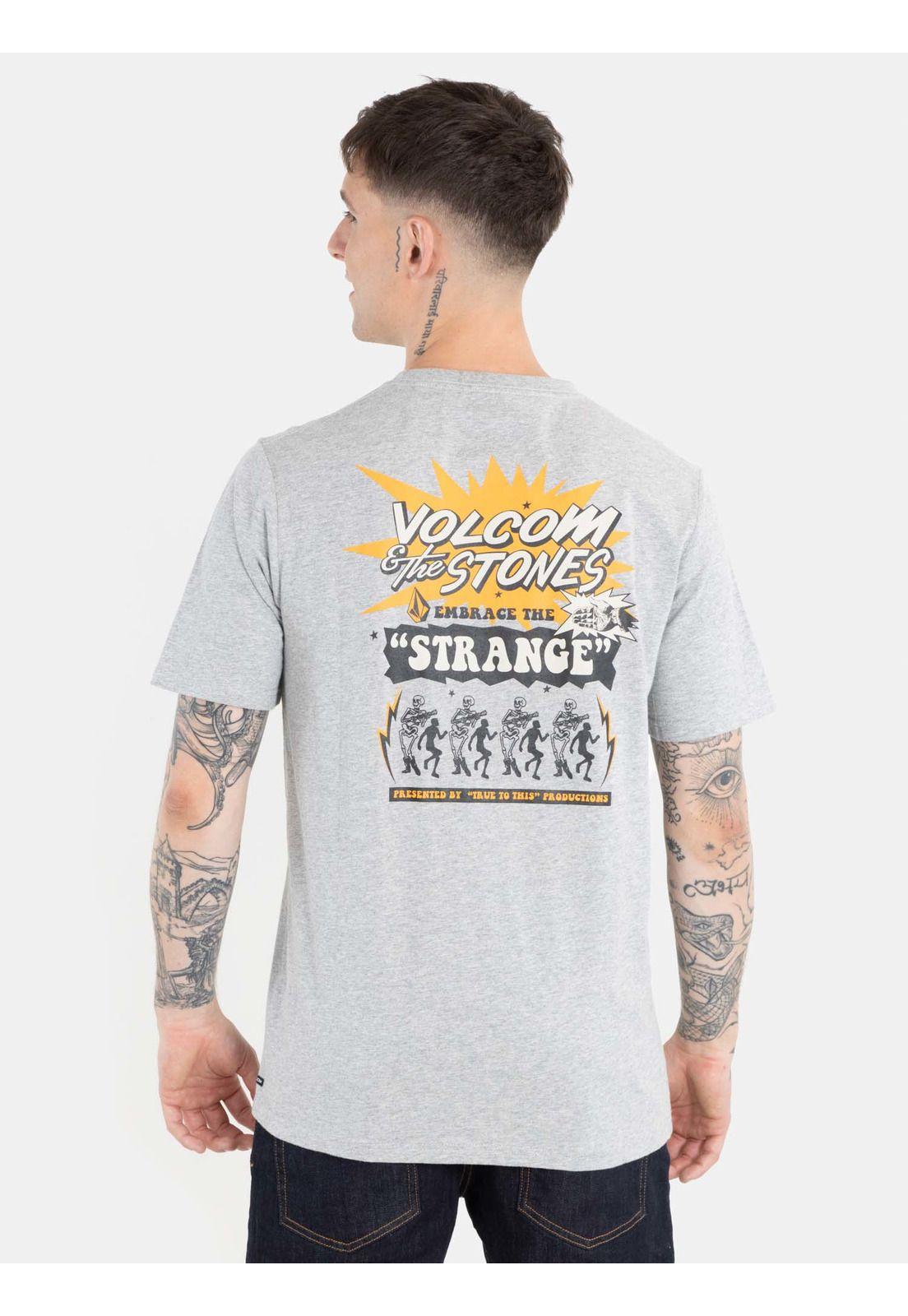 Polera Strange Relics Ss Tee Gris Hombre Volcom-1