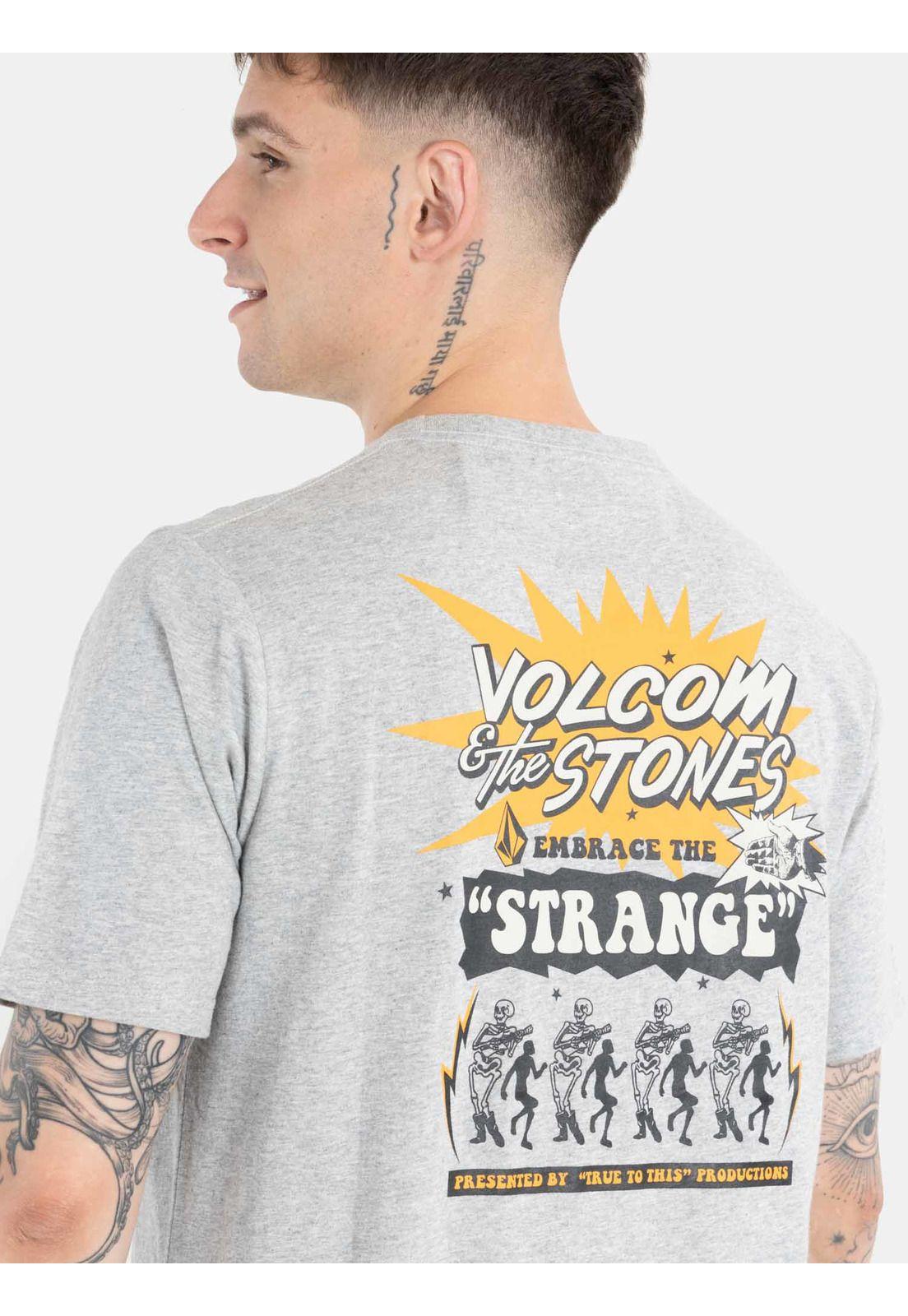 Polera Strange Relics Ss Tee Gris Hombre Volcom-2