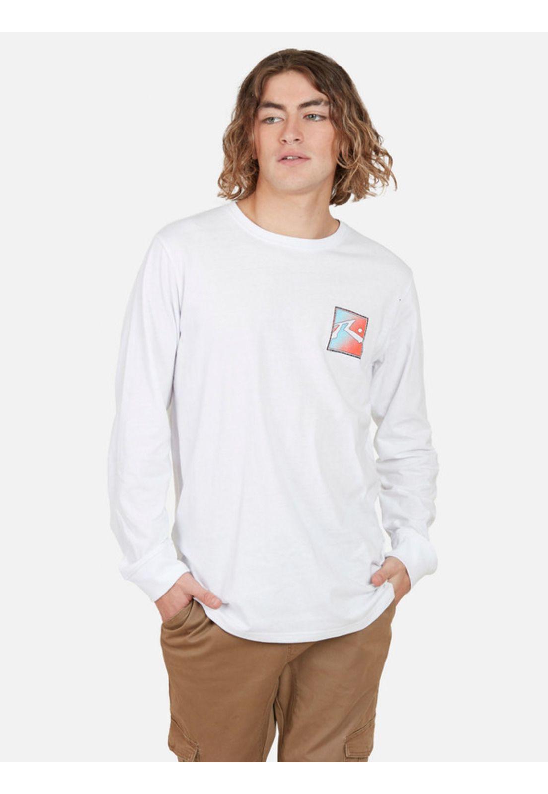 Polera Rituals TV LS tee Blanco Hombre Rusty-0