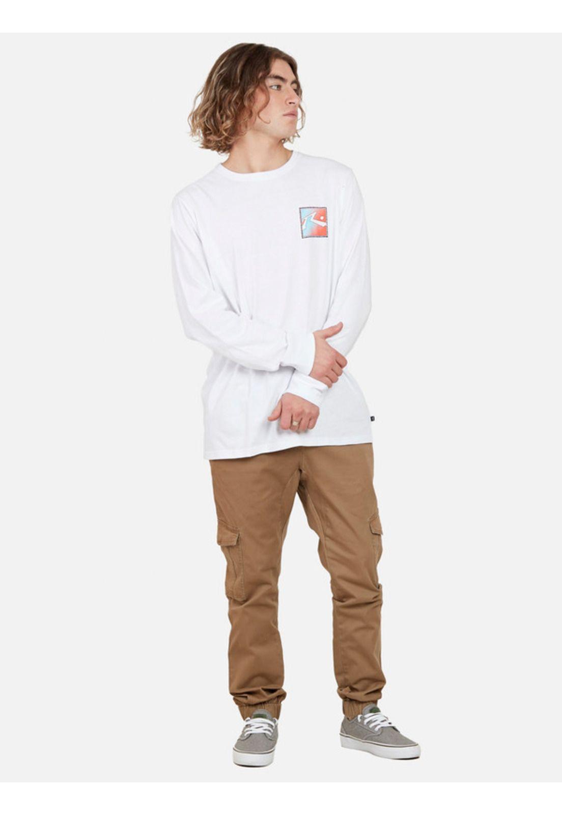 Polera Rituals TV LS tee Blanco Hombre Rusty-3