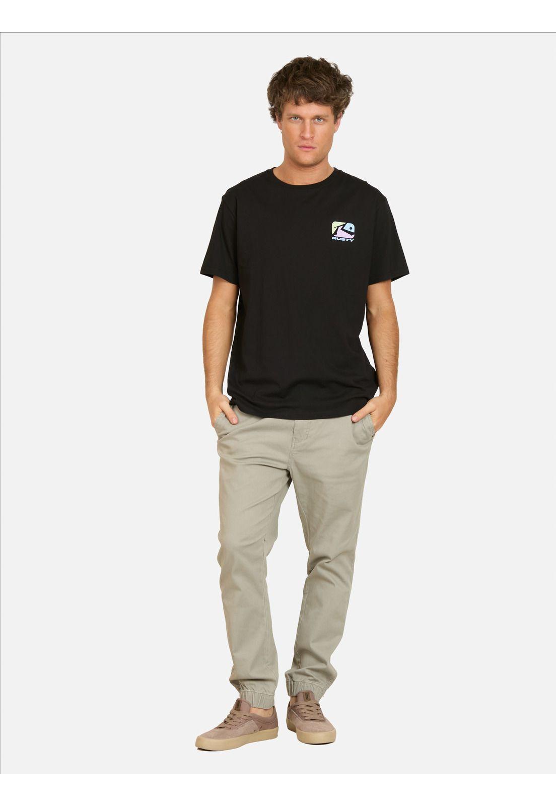 Polera MC Curl Negro Hombre Rusty-3