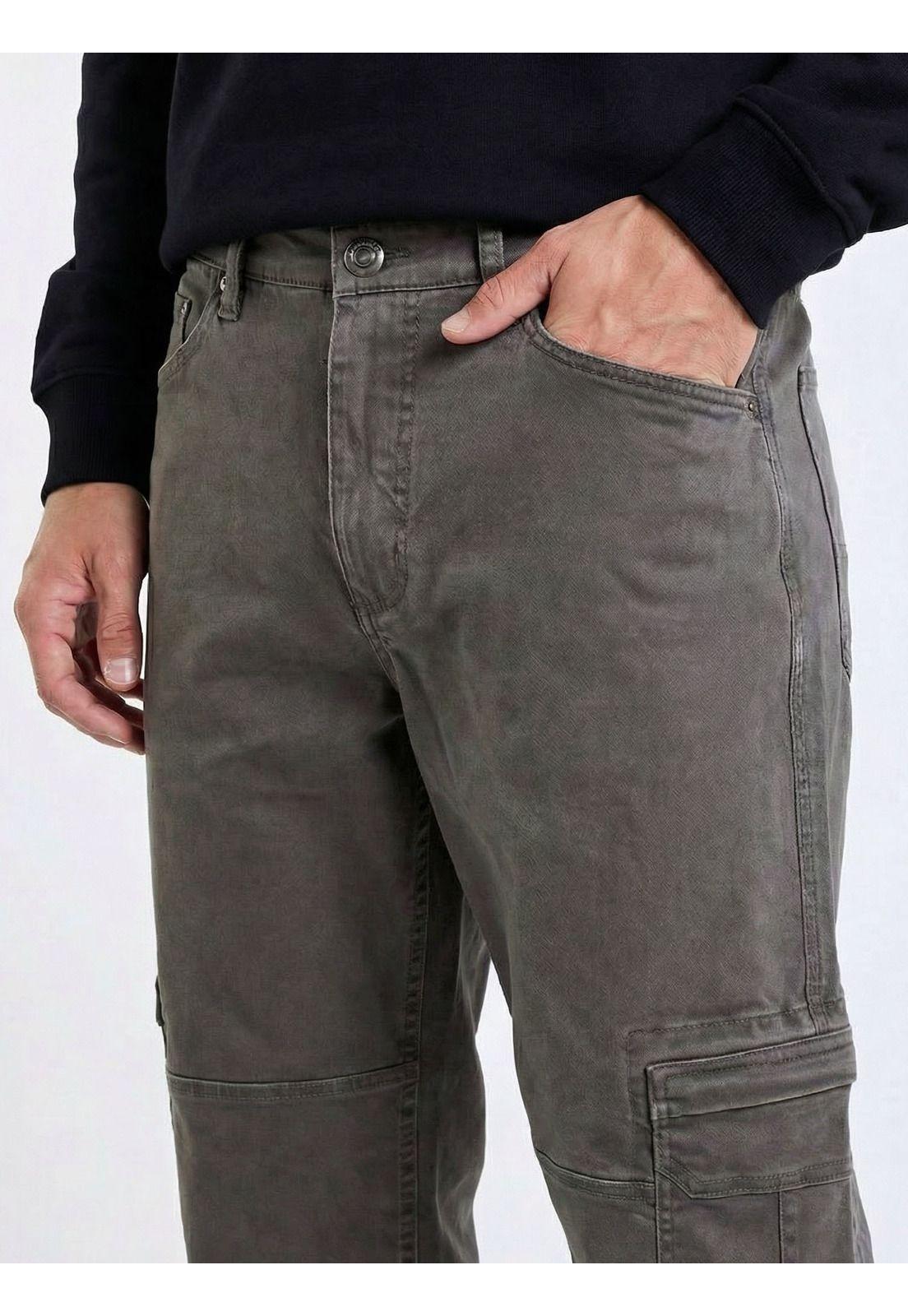 Pantalon Crank Café Hombre Volcom-4