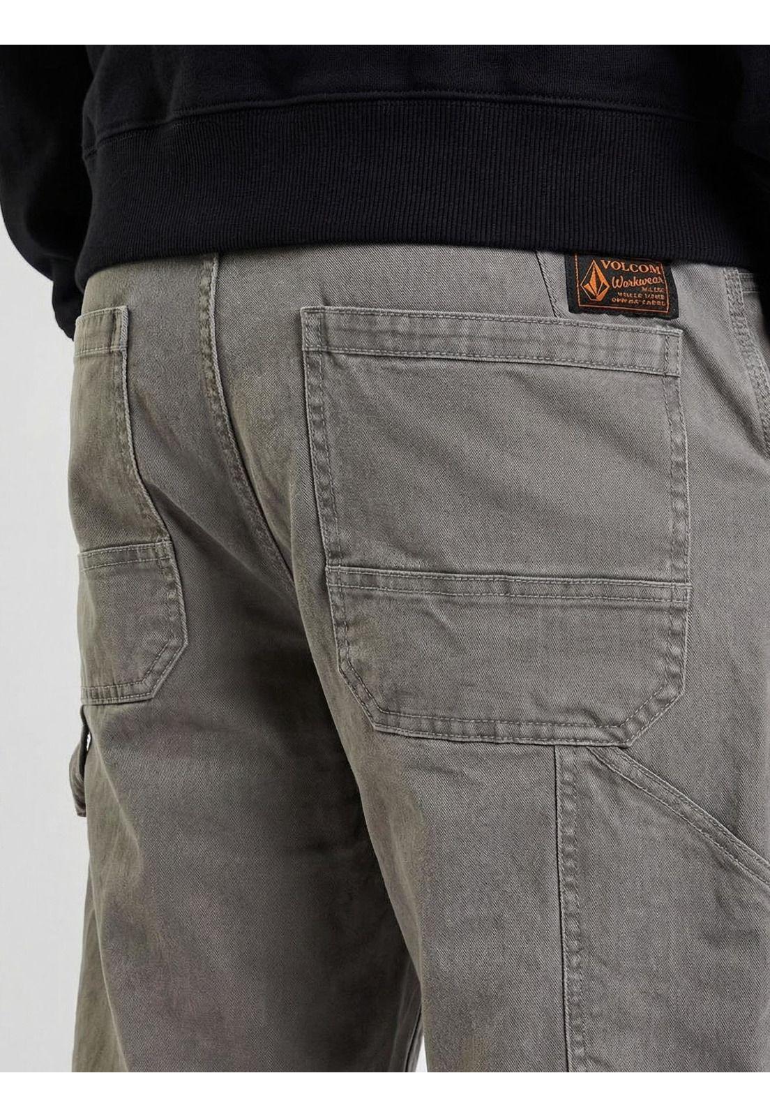 Pantalon Crank Café Hombre Volcom-5
