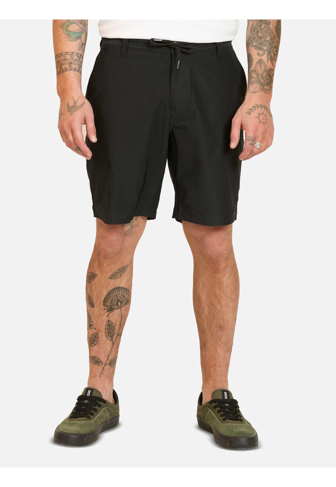 Bermuda Infame Negro Hombre Rusty-0