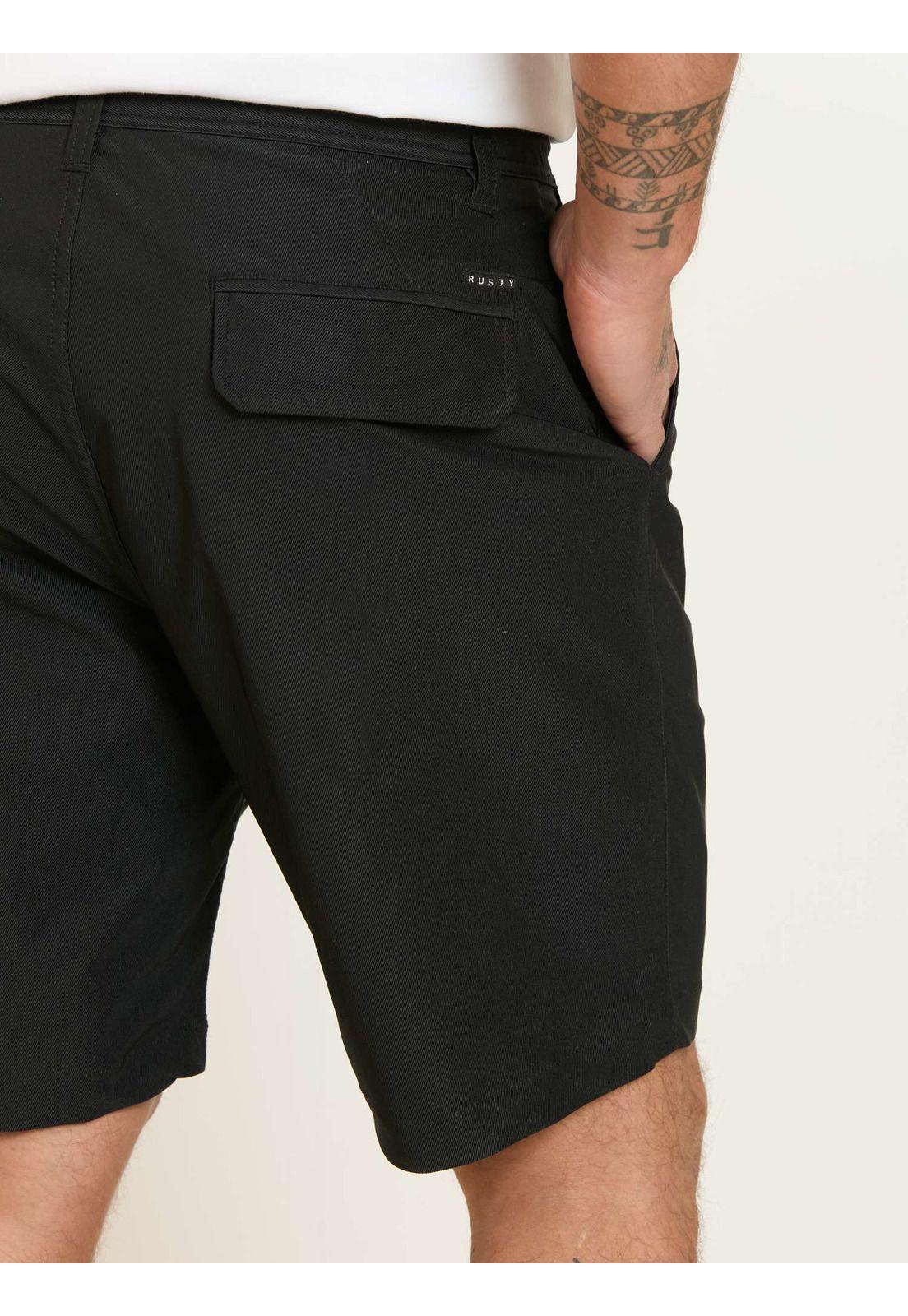 Bermuda Infame Negro Hombre Rusty-2