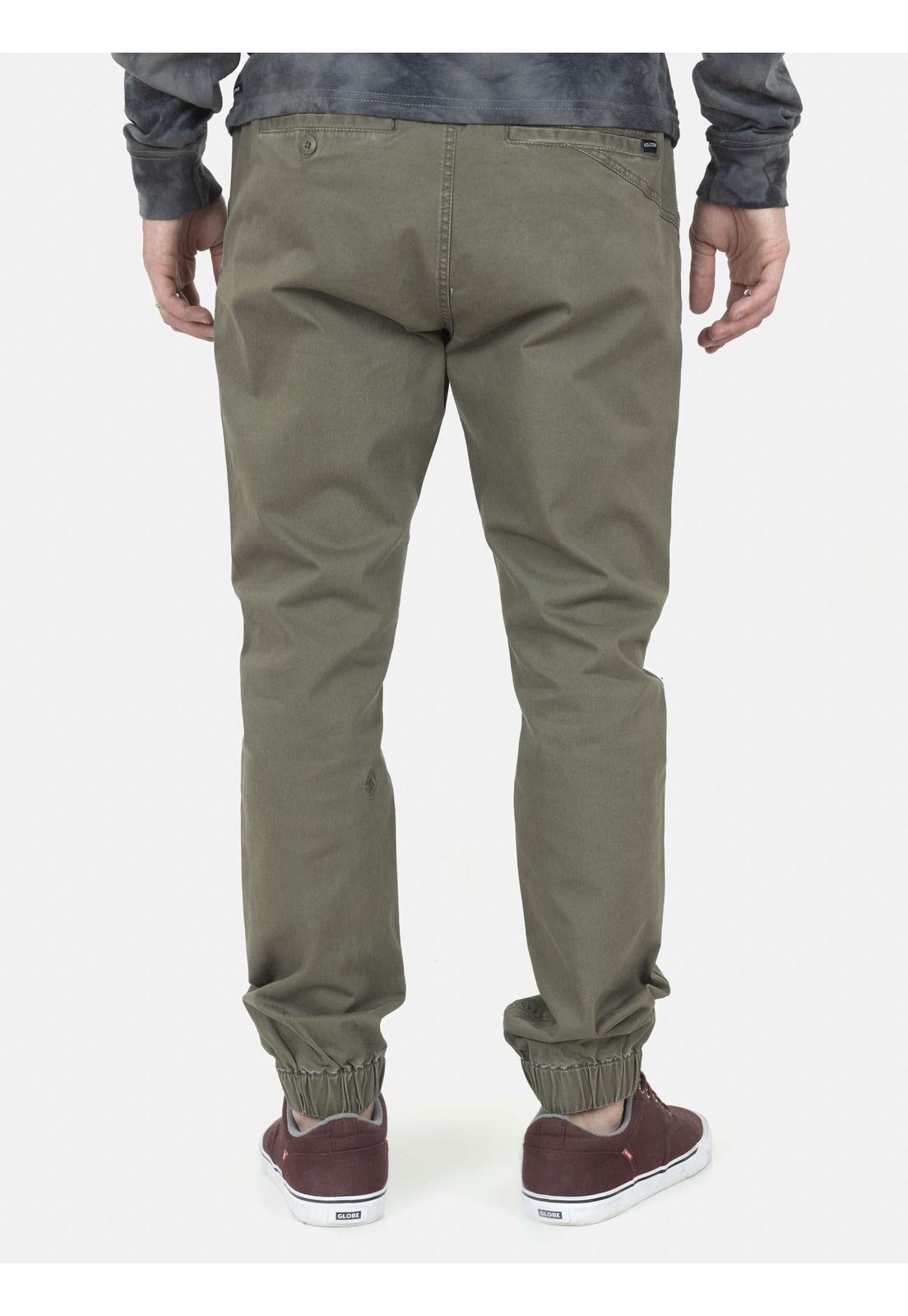 Pantalon Hombre STONE Verde Volcom-1