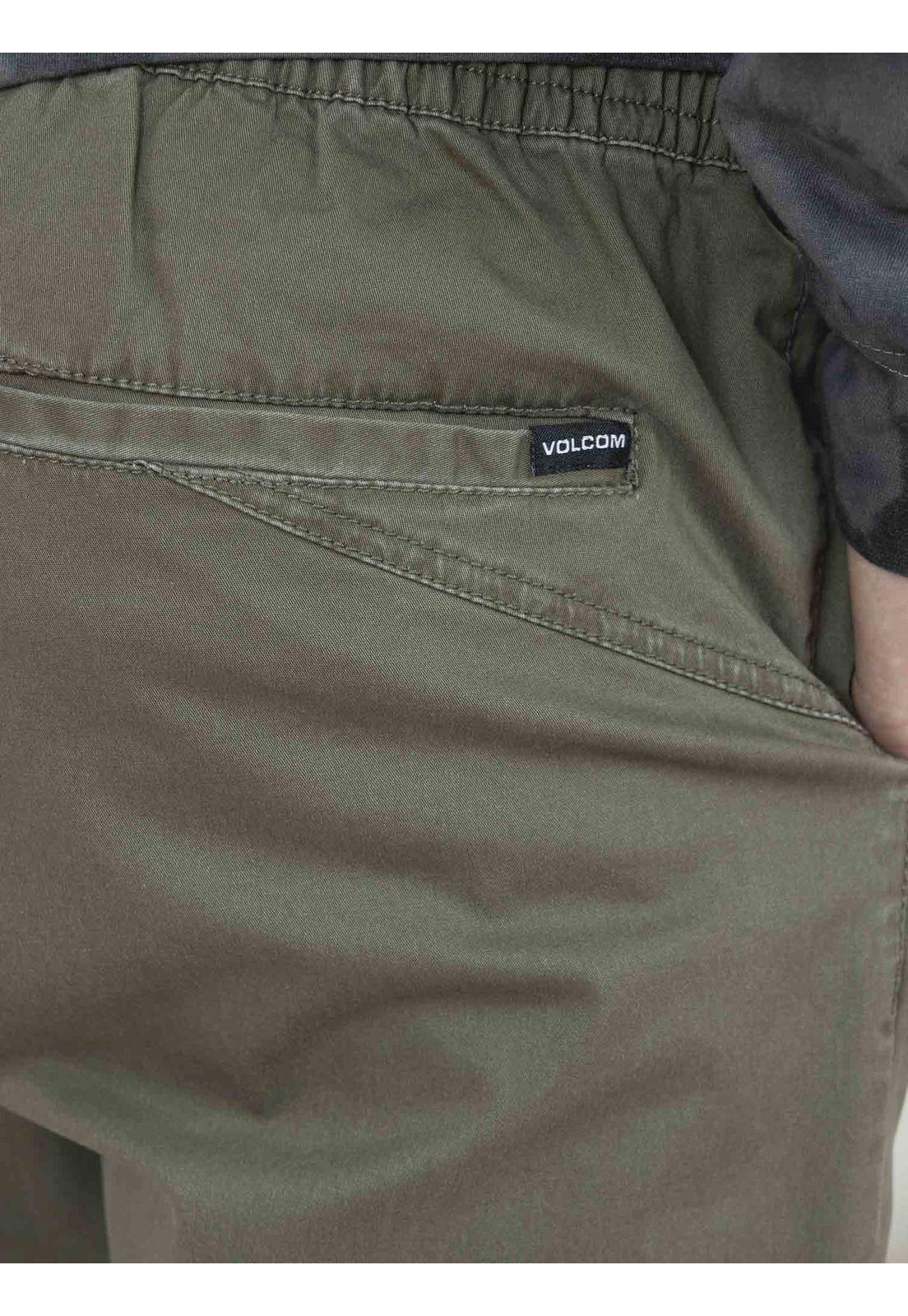 Pantalon Hombre STONE Verde Volcom-2