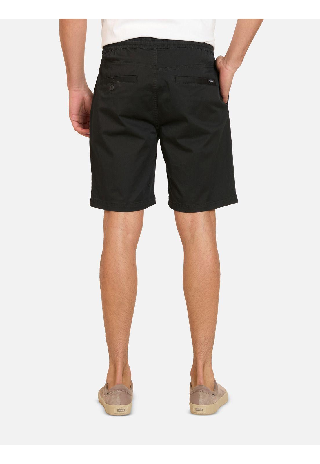 Bermuda Jogger Flux Negro Hombre Volcom-1