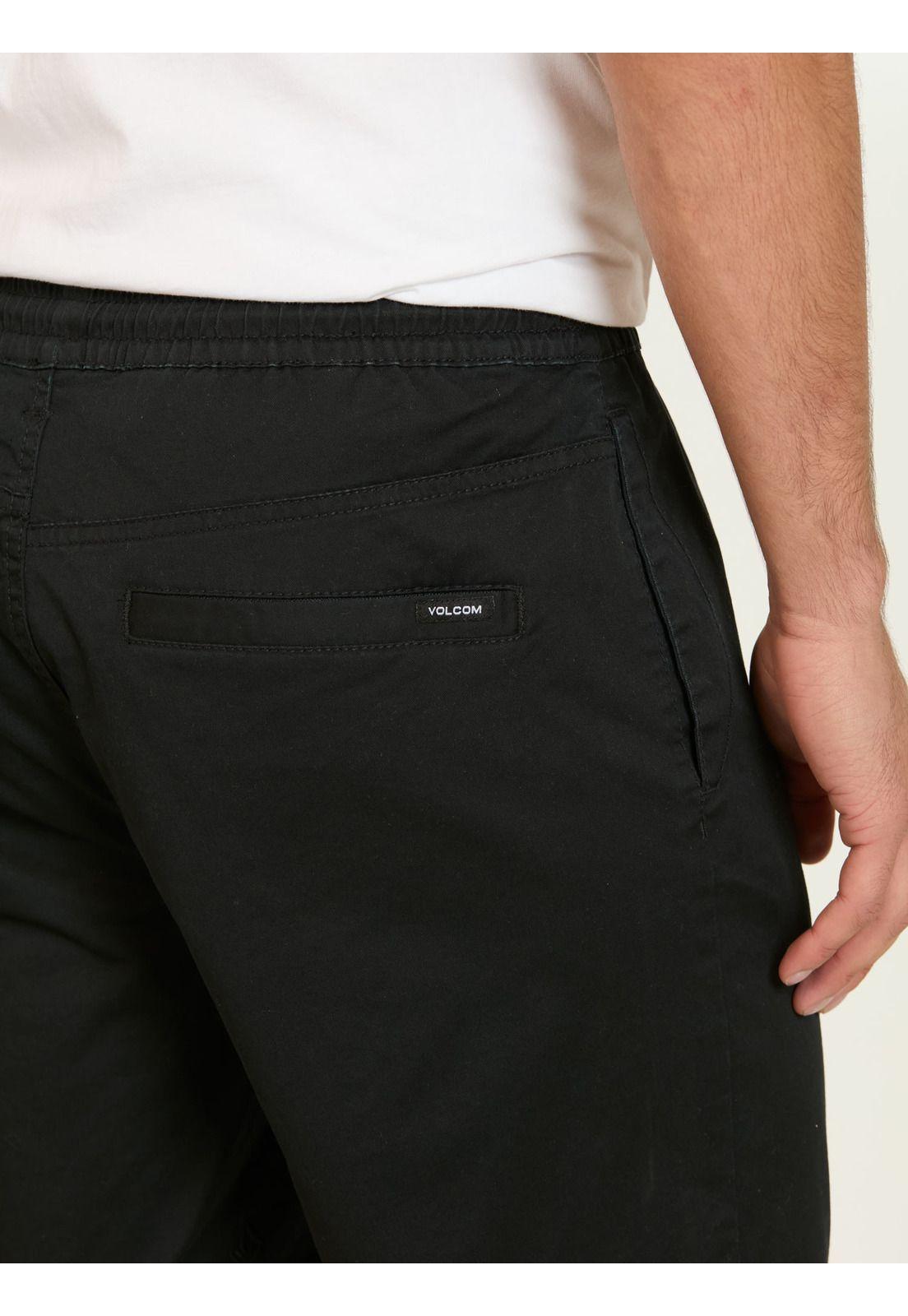 Bermuda Jogger Flux Negro Hombre Volcom-2