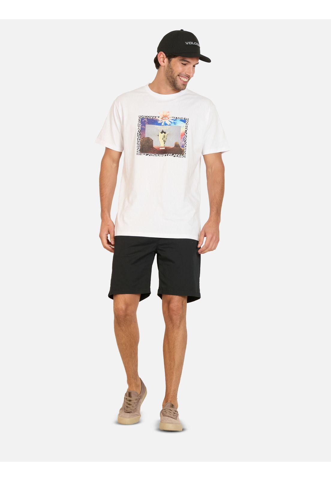 Bermuda Jogger Flux Negro Hombre Volcom-3