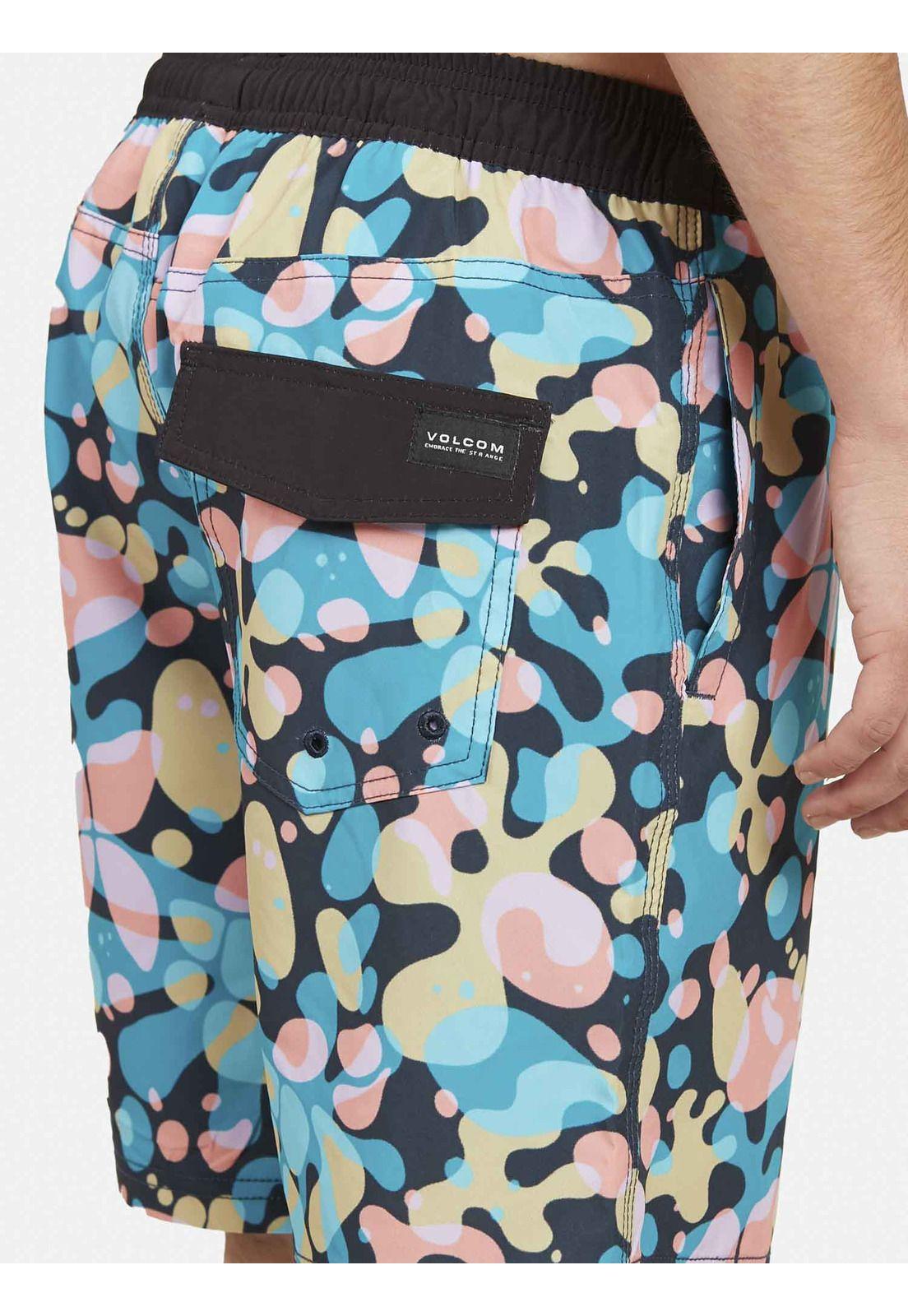 Traje de Baño STONEY 19 ELASTIC WAIST SHORT Hombre Multicolor Volcom-2