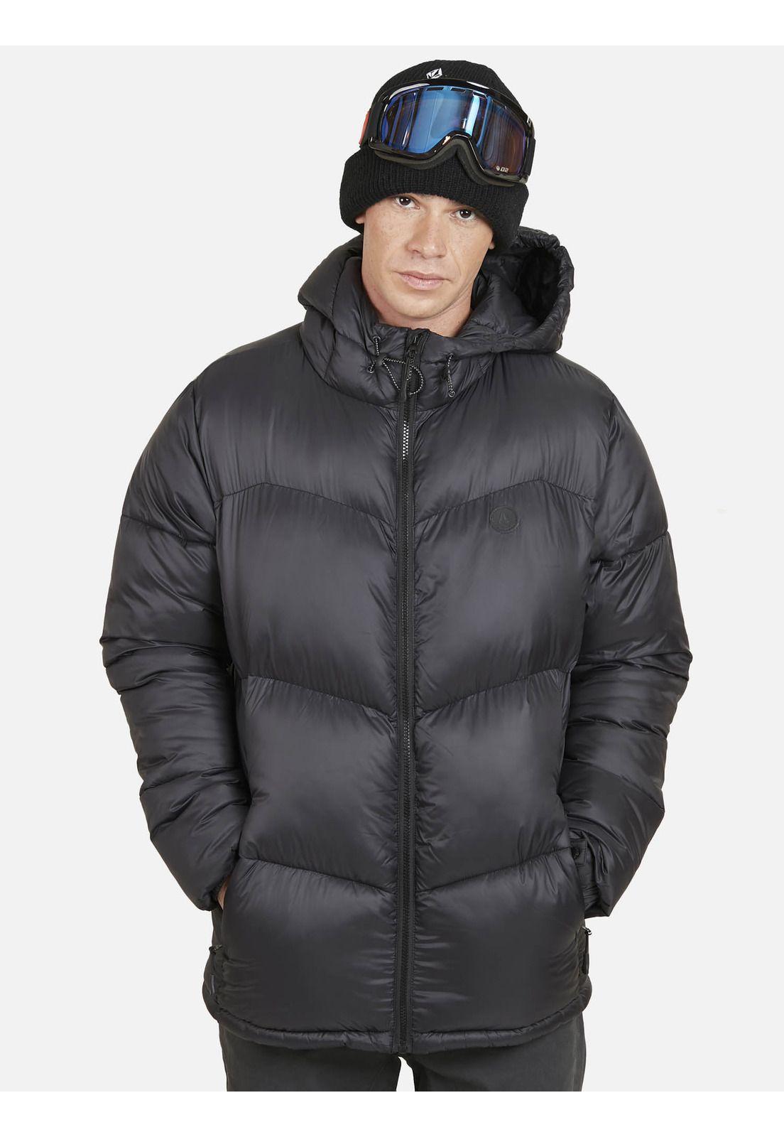 Parka Stone Puffa Hombre Negro Volcom-0