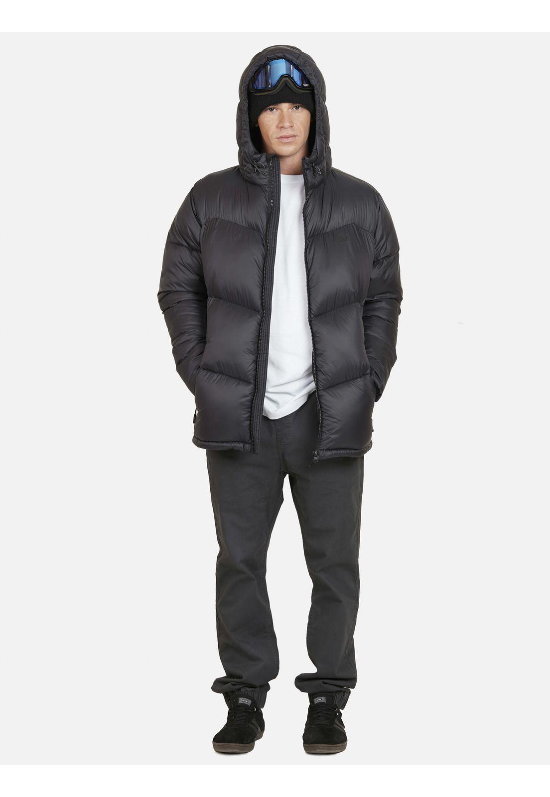Parka Stone Puffa Hombre Negro Volcom-3
