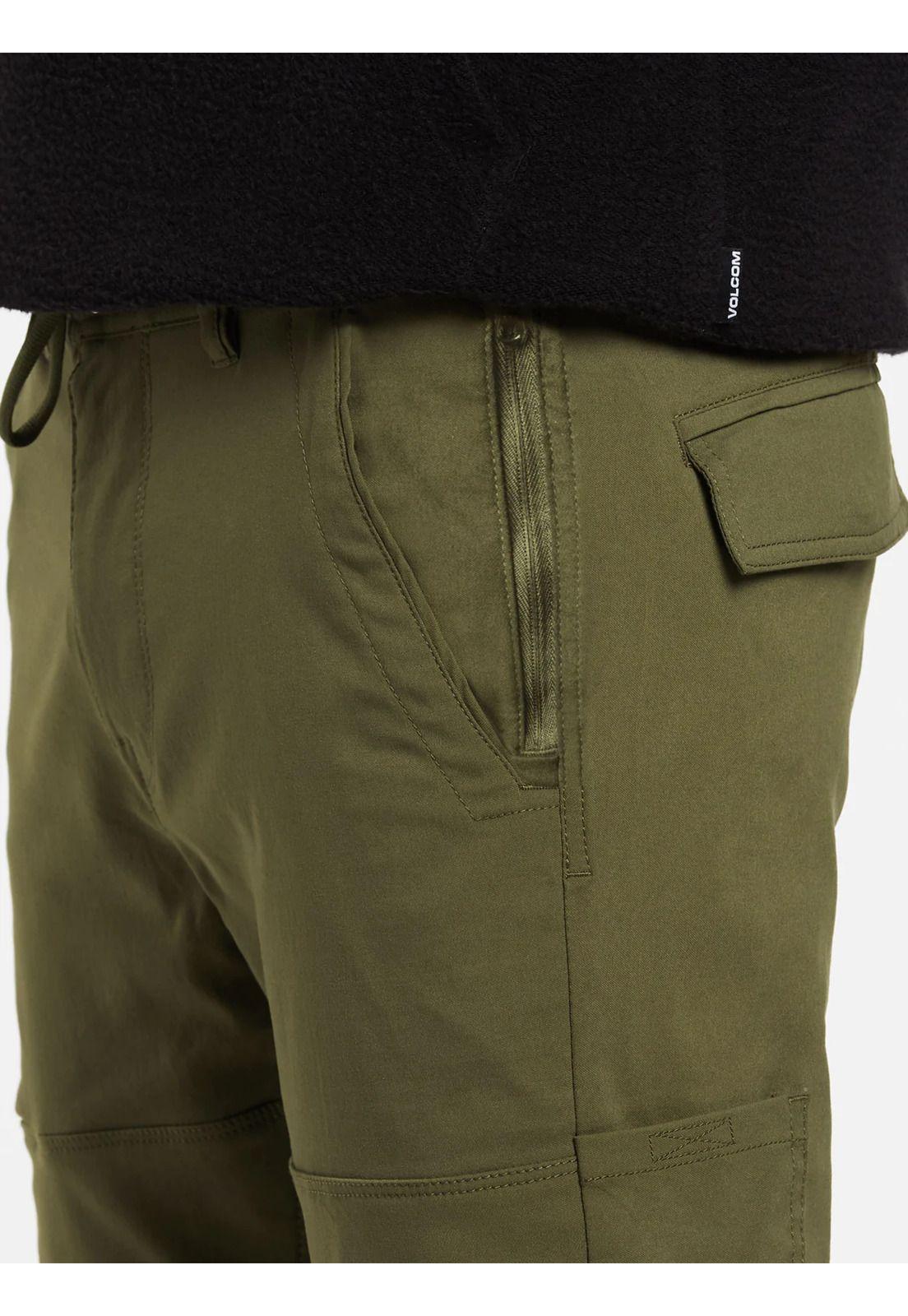 Pantalón STONE TRAIL MASTER PANT Hombre Verde Volcom-3